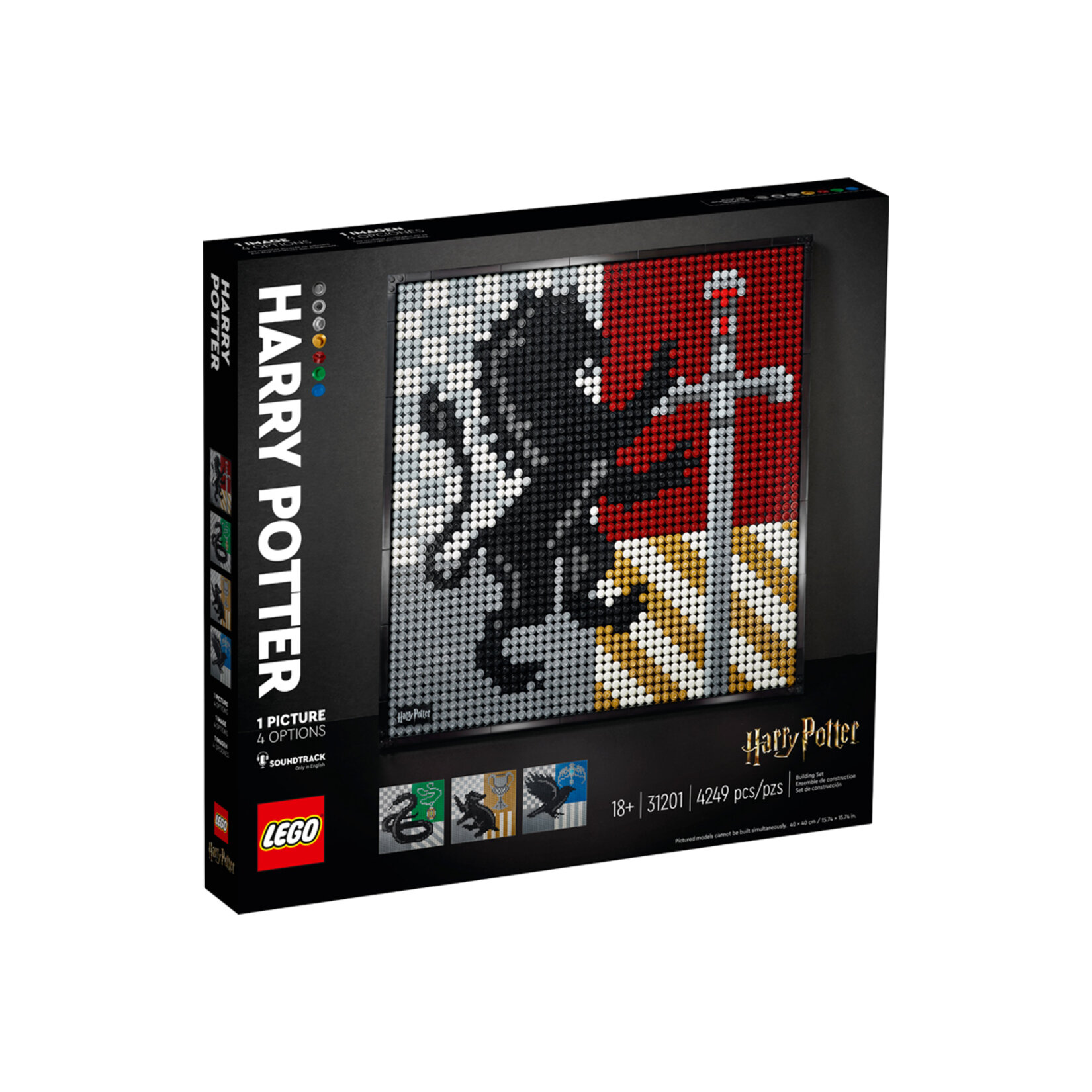 Lego Art 31201 Harry Potter Hogwarts Crests - Görsel 1