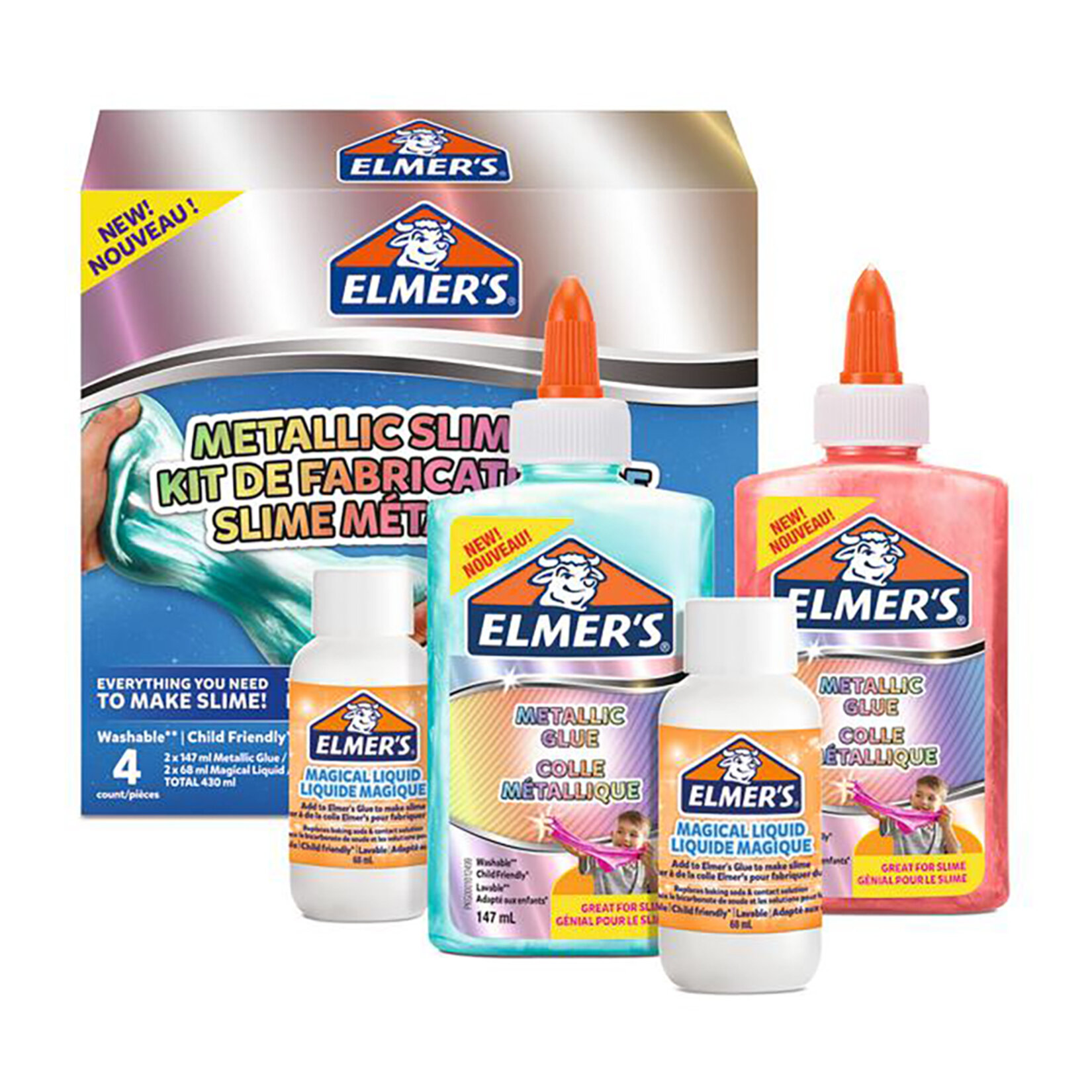 ELMERS  Metalik Slime Kit - Görsel 1