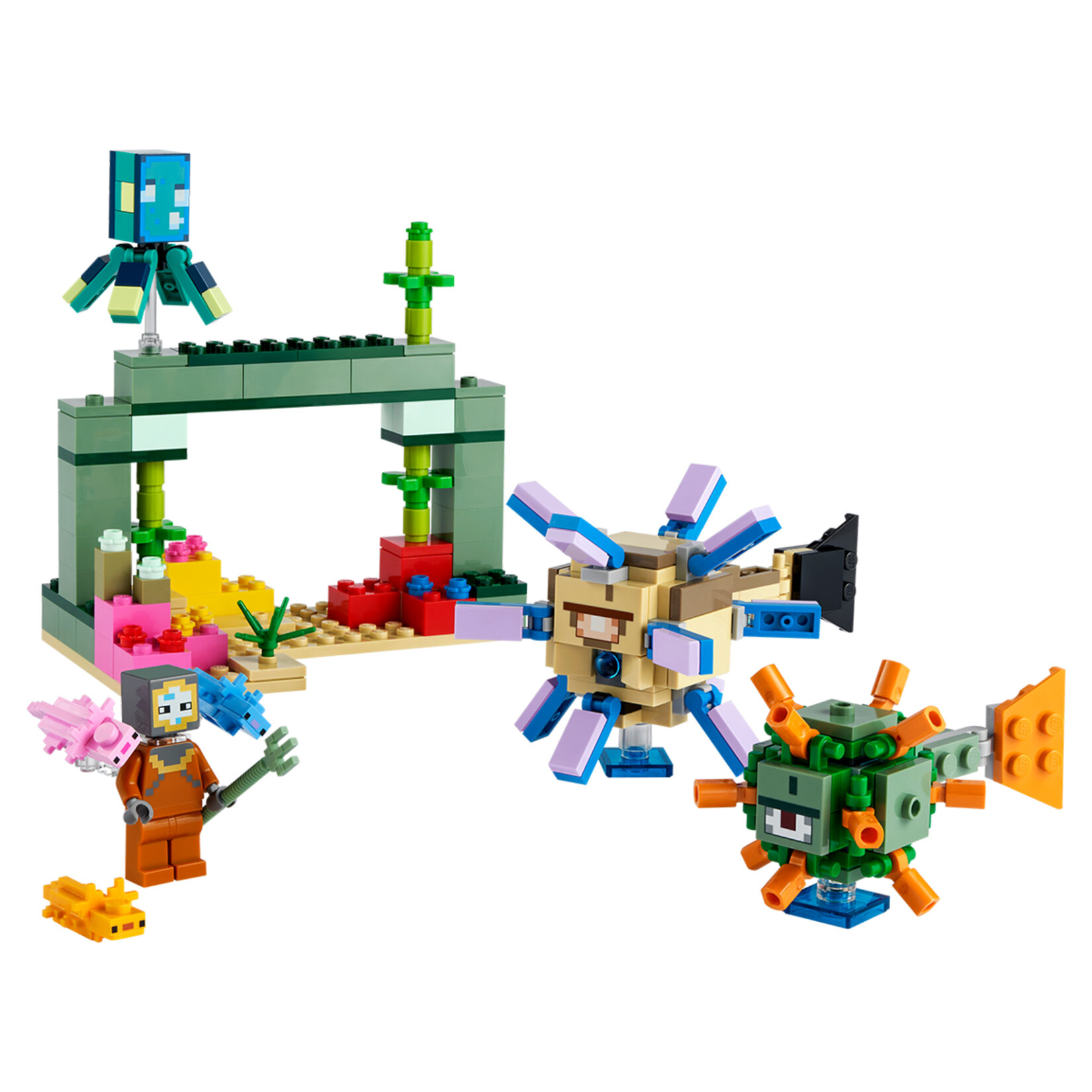 LEGO® Minecraft® Gardiyan Savaşı 21180 Yapım Seti (255 Parça) - Görsel 1