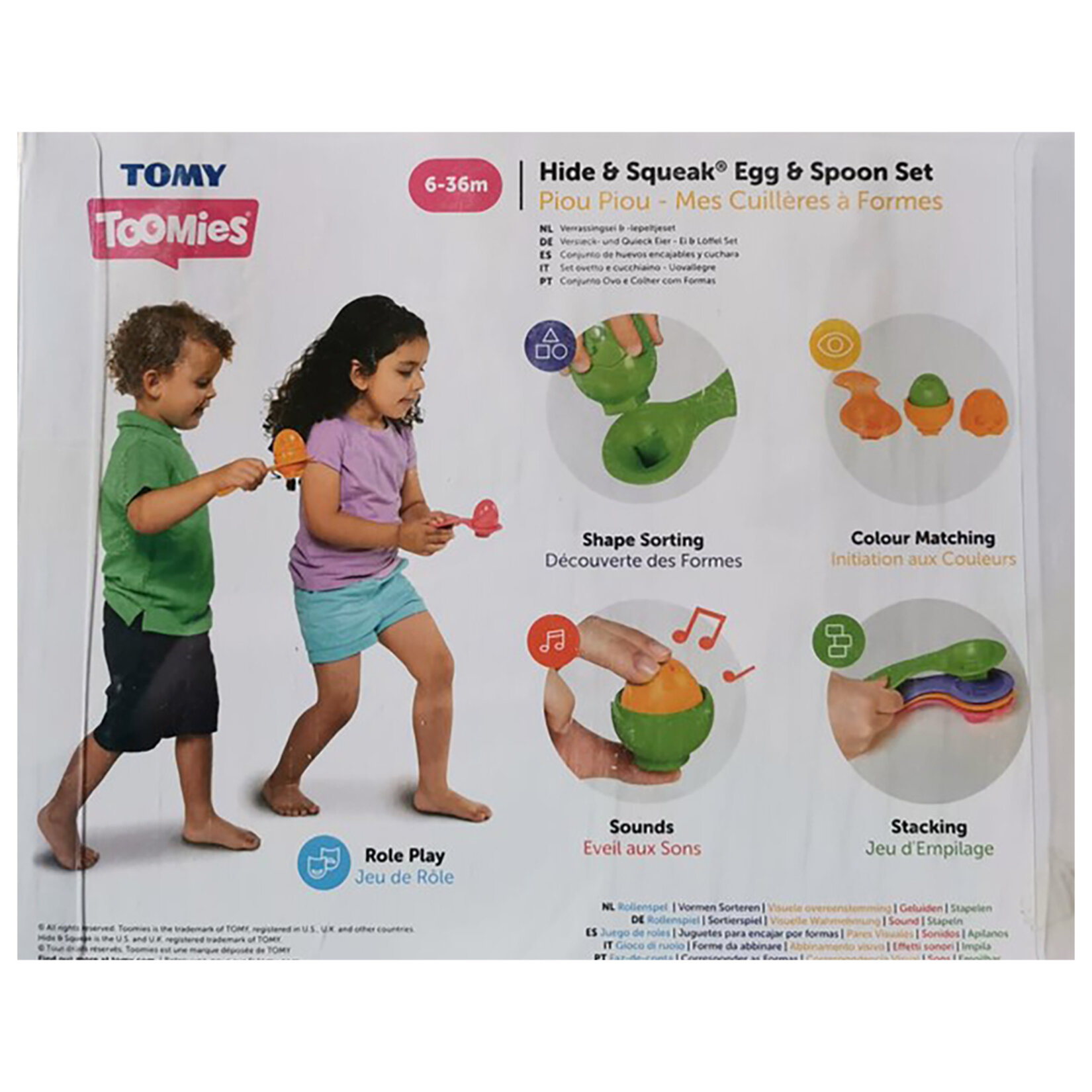 Tomy Toomies Saklambaçlı Yumurtalar Kaşık Seti - Görsel 2