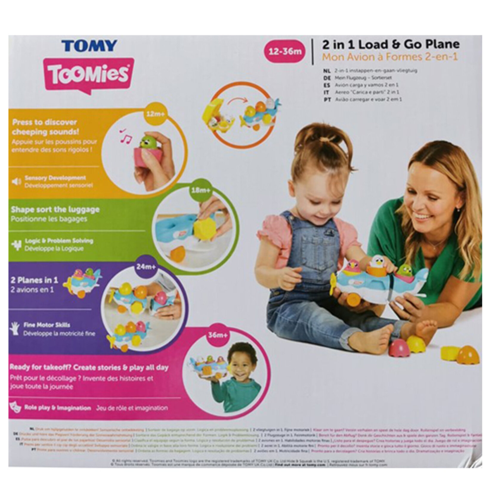 Tomy Toomies 2si1 Arada Uçak Ve Saklambaç Yumurtalar - Görsel 2