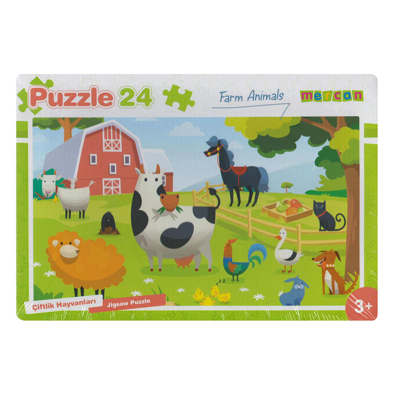 Mercan Puzzle Çiftlik Hayvanları - Görsel 1