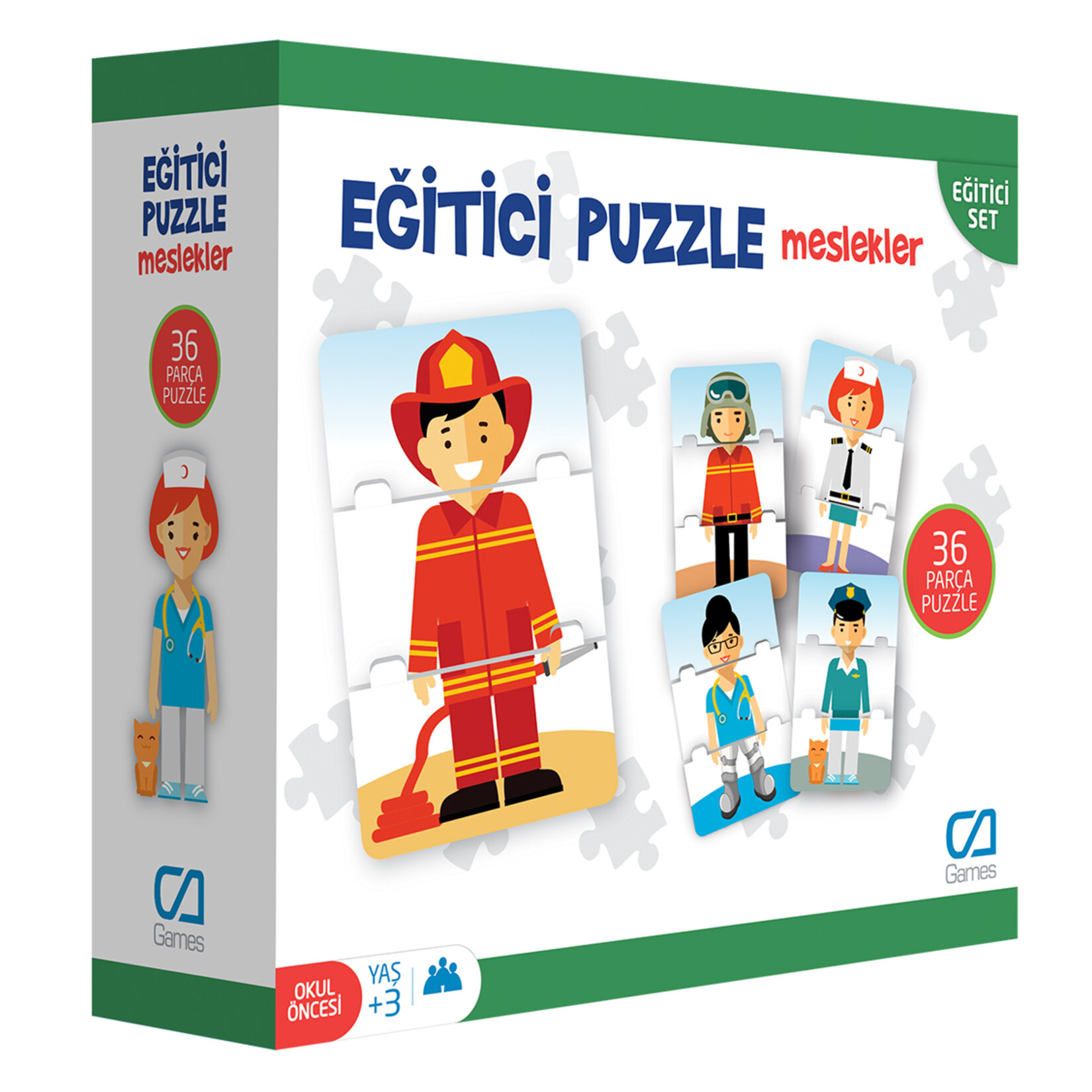 Ca Games Eğitici Meslekler Puzzle