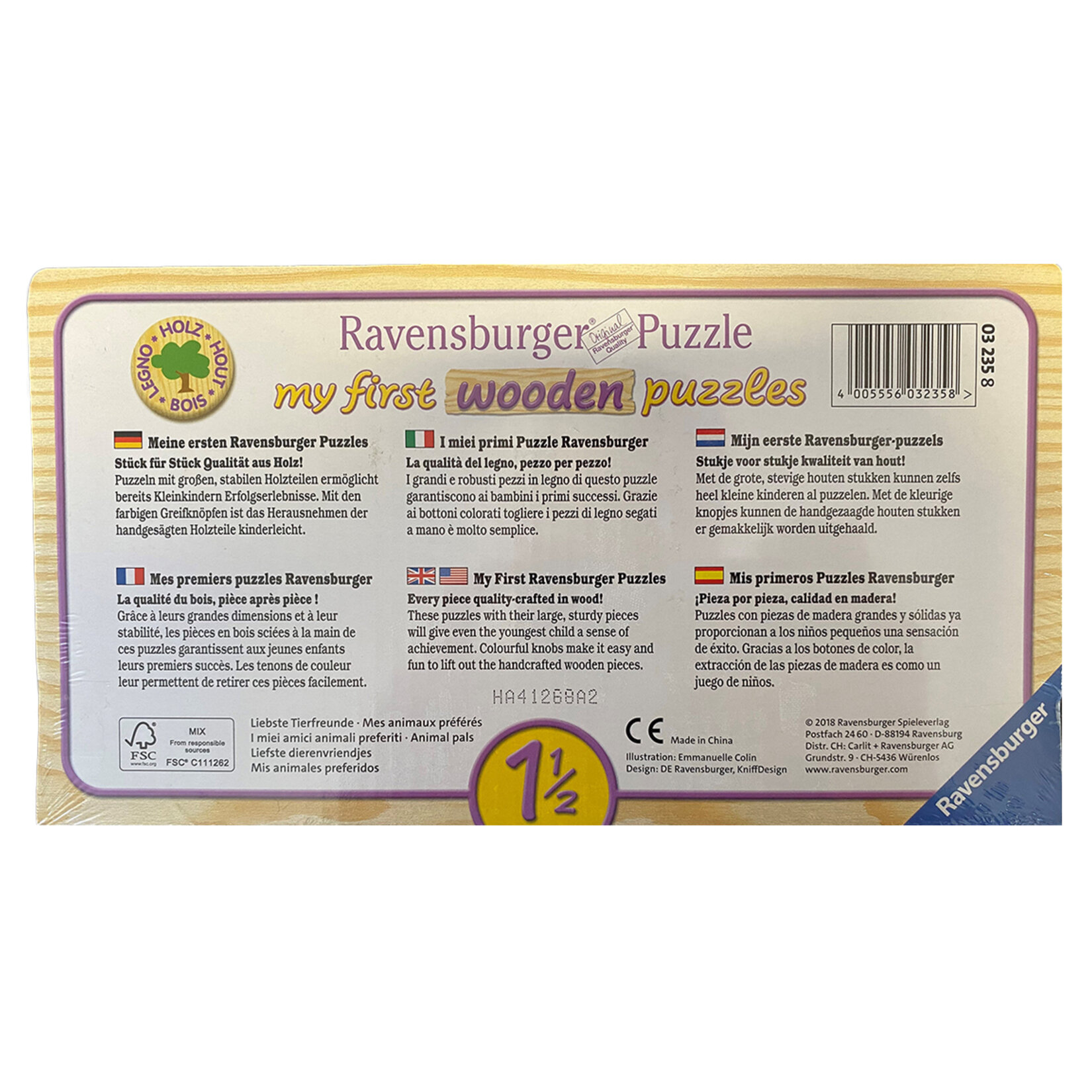 Ravensburger 5 Parçalı Çocuk Puzzle - Görsel 2