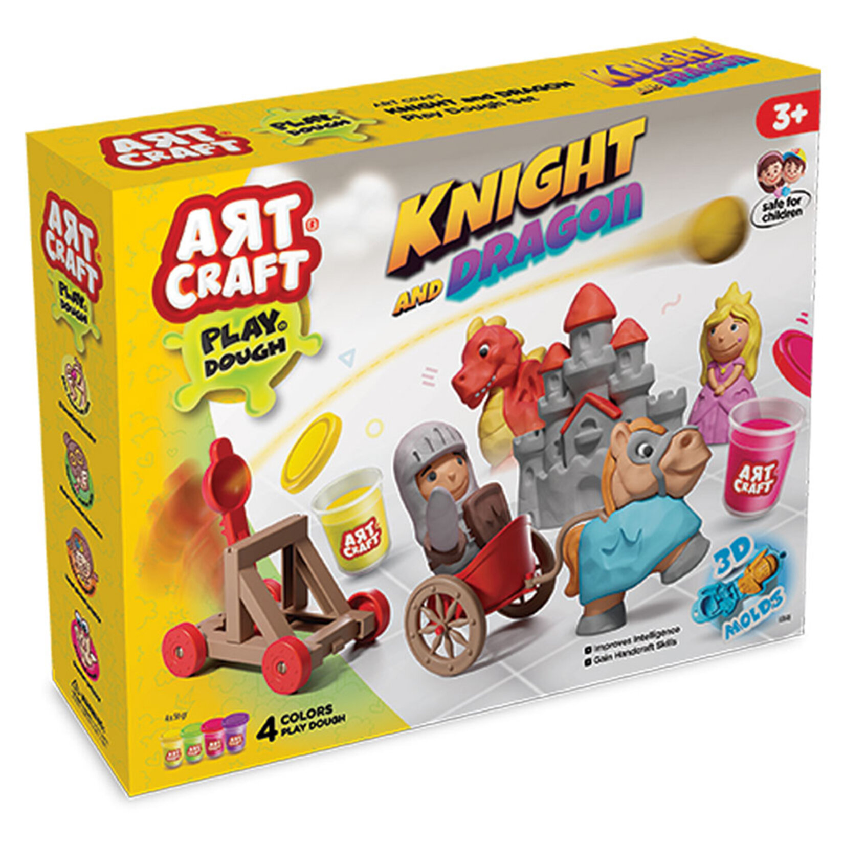 Art Craft Şövalye ve Ejderha Oyun Hamur Set 280 G - Görsel 1