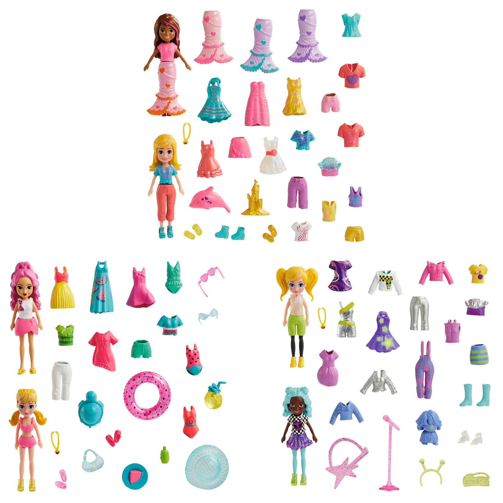 Polly Pocket ve Arkadaşları Farklı Moda Aksesuar - Görsel 1