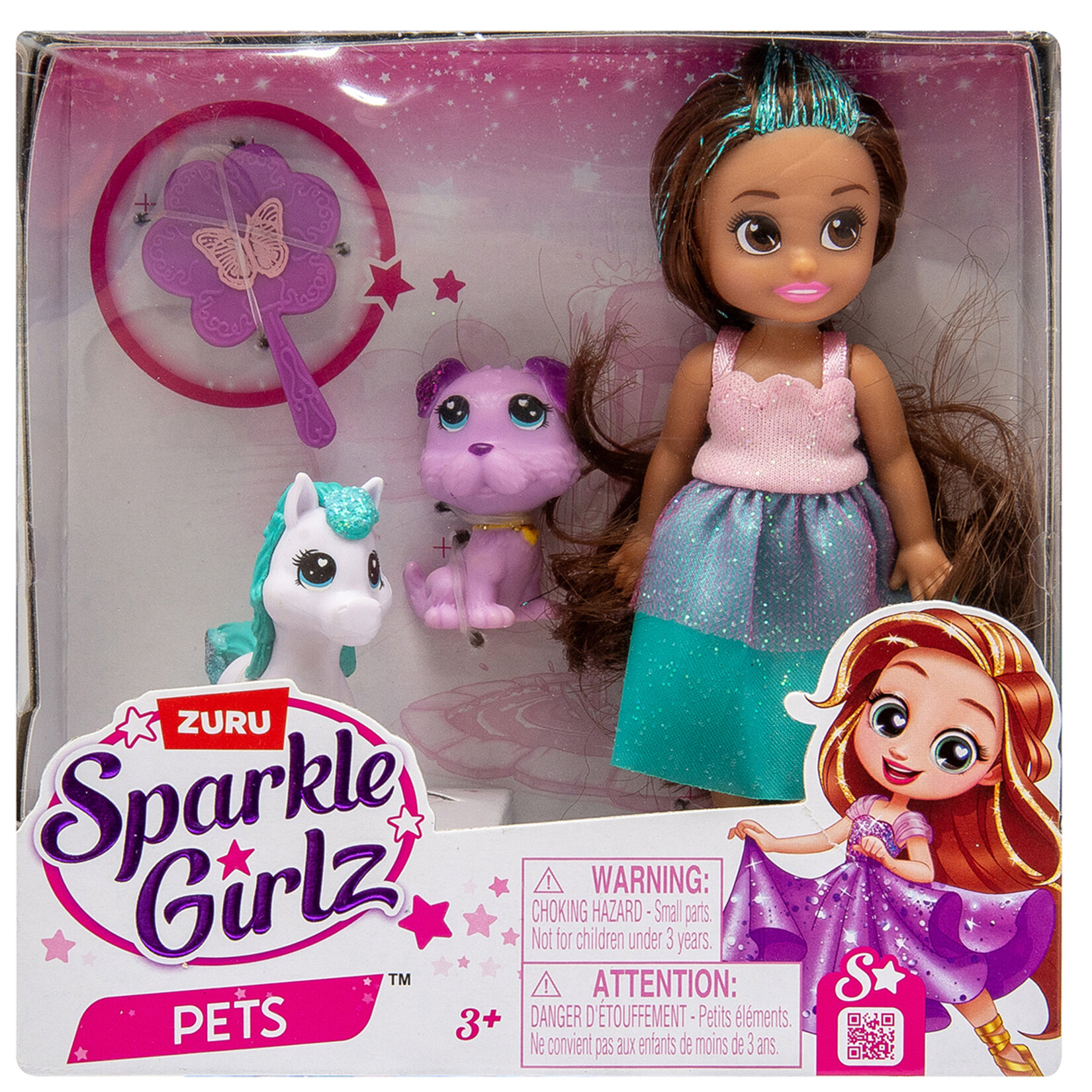 Zuru Bebek ve Simli Parlak Pets 12 Cm - Görsel 1