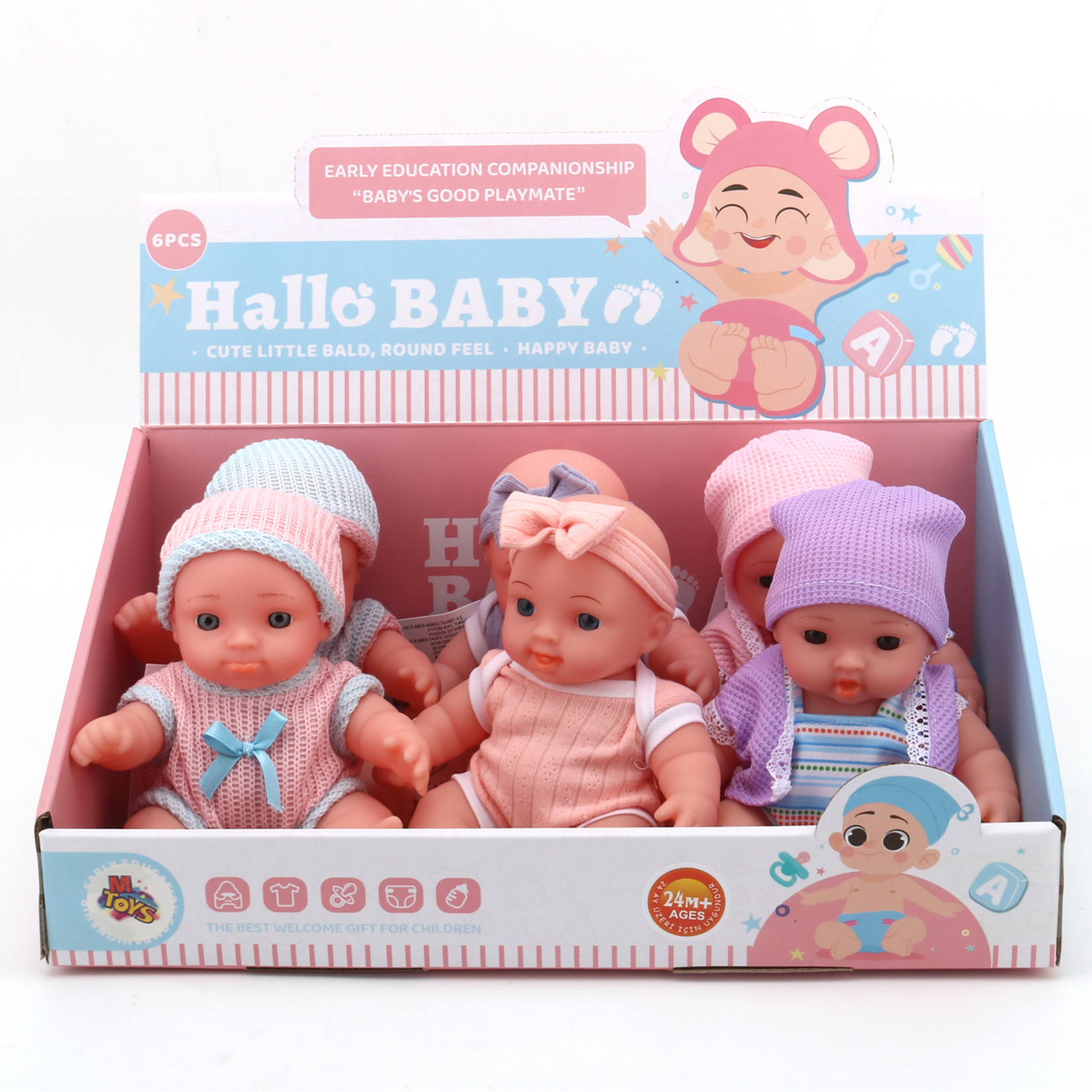M Toys Oyuncak Bebek 20 Cm - Görsel 4