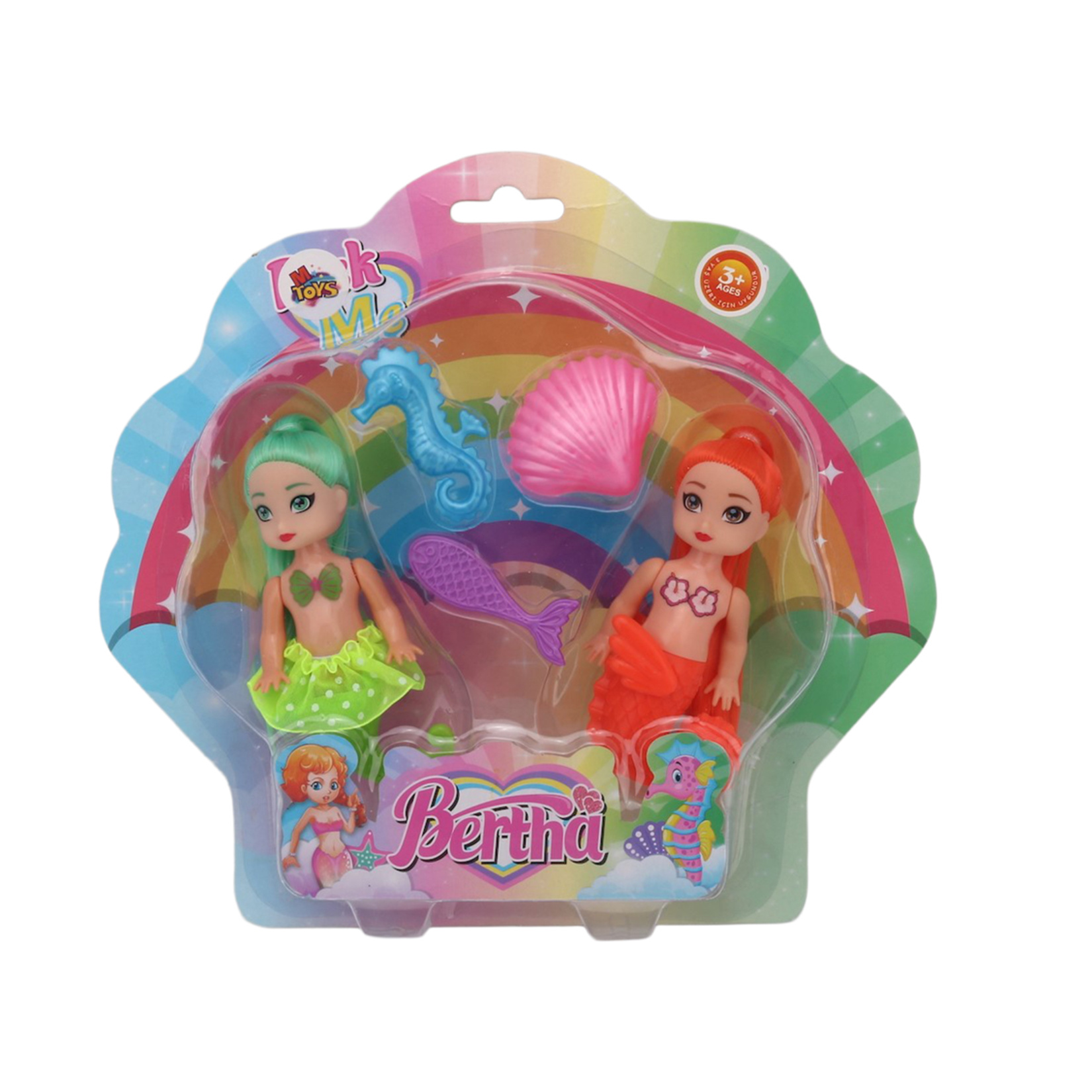 M Toys Oyuncak Deniz Kızı Bebek 11 Cm