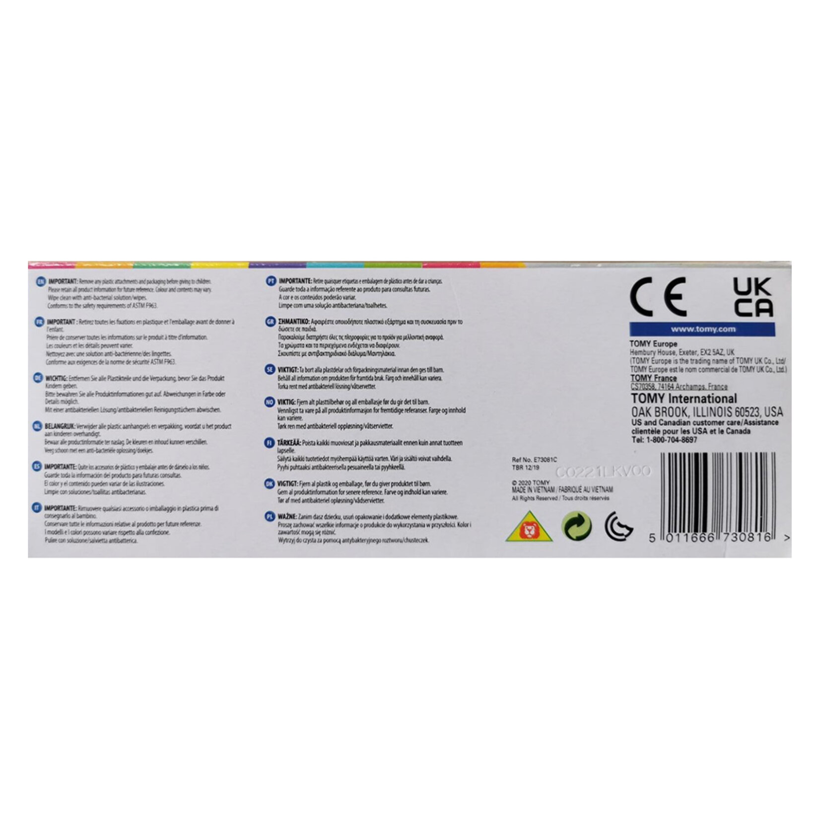 Tomy Toomies Parlak Renkli Saklambaçlı Yumurtalar - Görsel 3