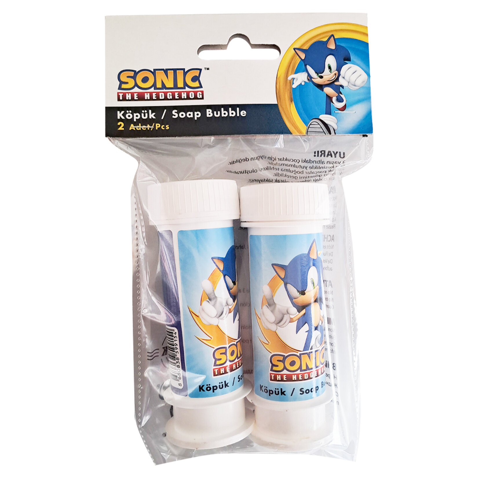 Balon Evi Sonic Poşet İçi 2'li Köpük Balon