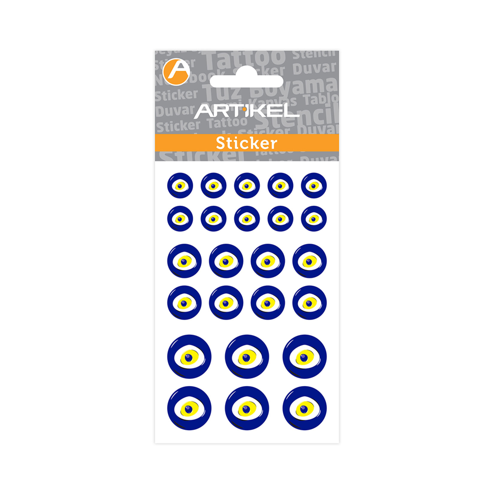 Artikel Sticker Nazar Boncuğu Temalı