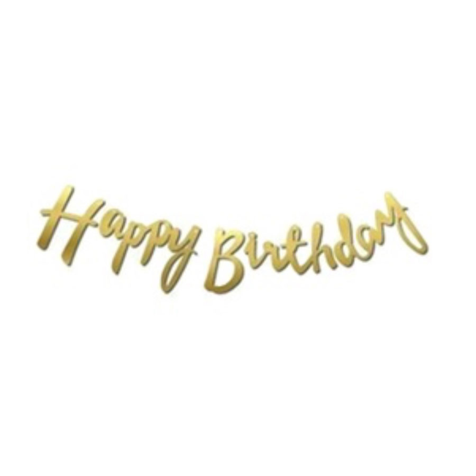 Delux Happy Birthday Kaligrafi Banner - Görsel 2