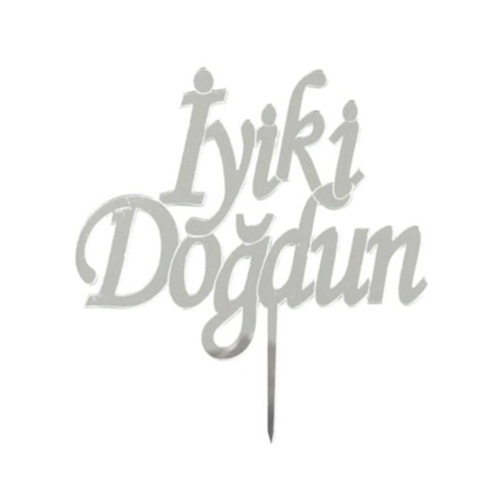 Delux İyi Ki Doğdun Pleksi Dekoru 13 x 14 Cm - Görsel 2