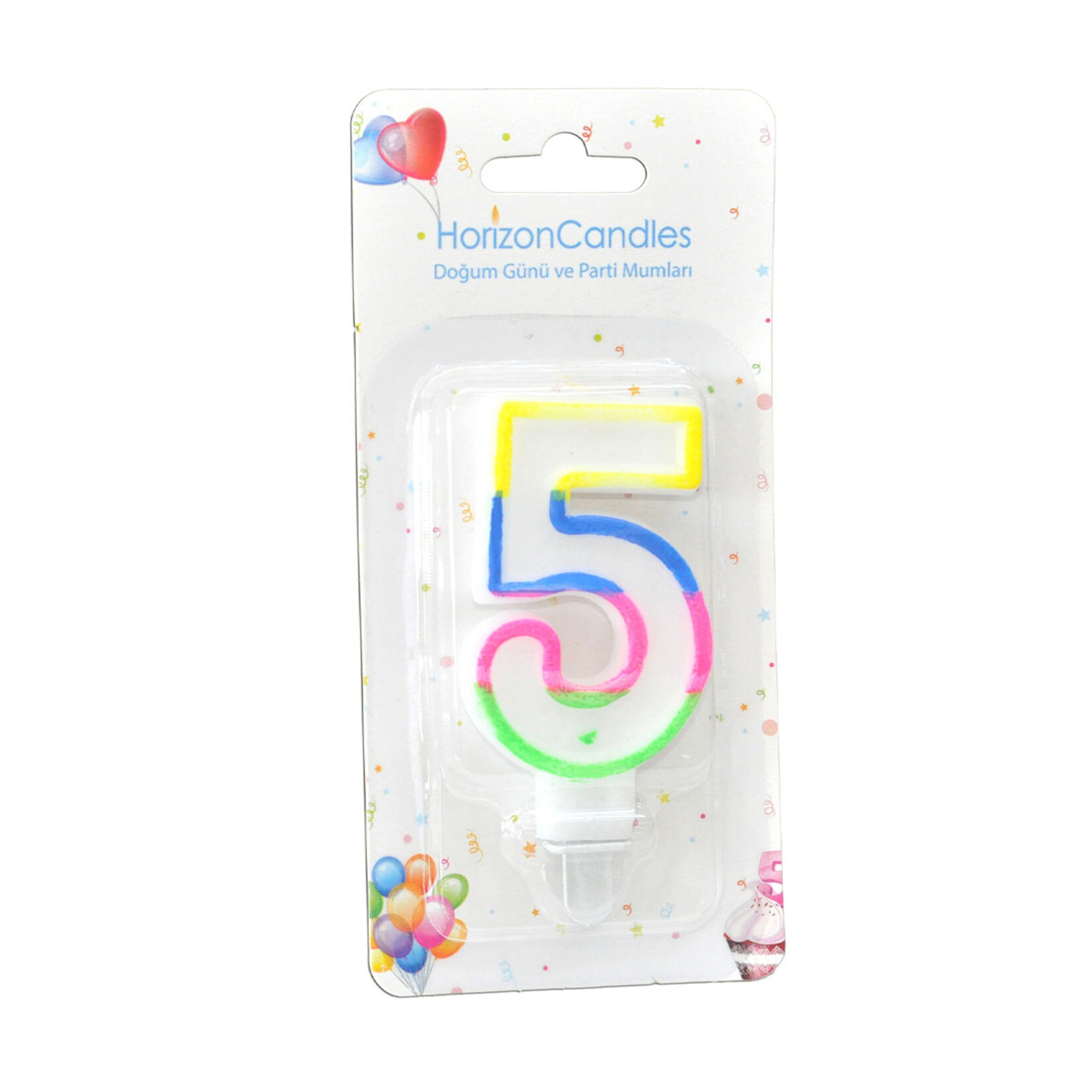 Horizon Sayılı Parti Mumu Asorti 0-9 Arası - Görsel 5