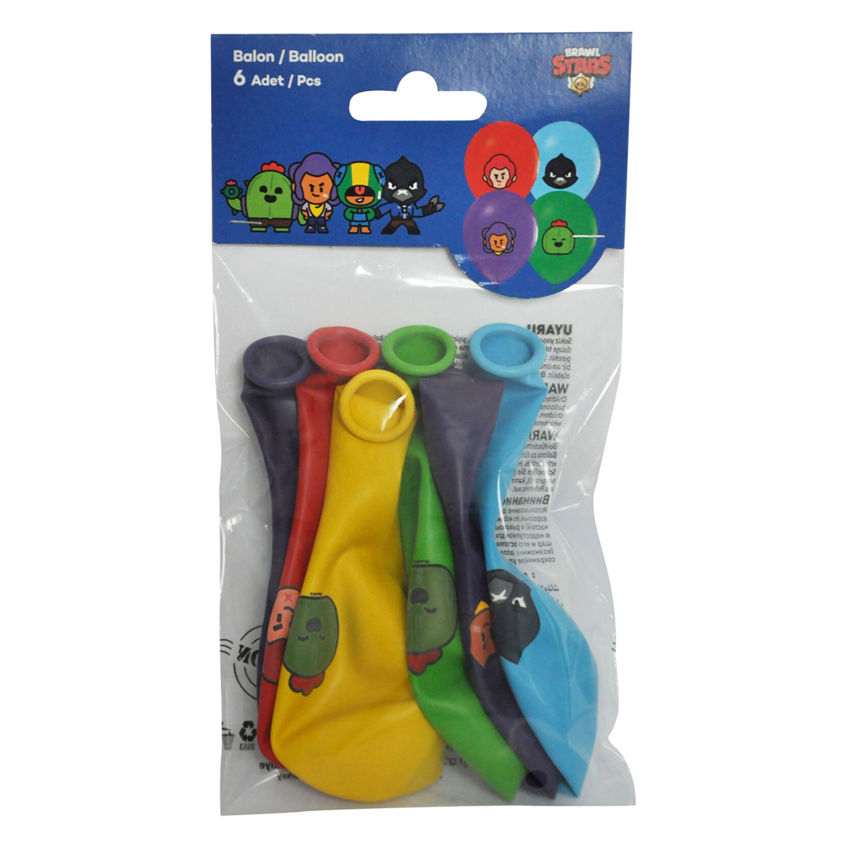 Balonevi Brawl Stars Balon 6'lı