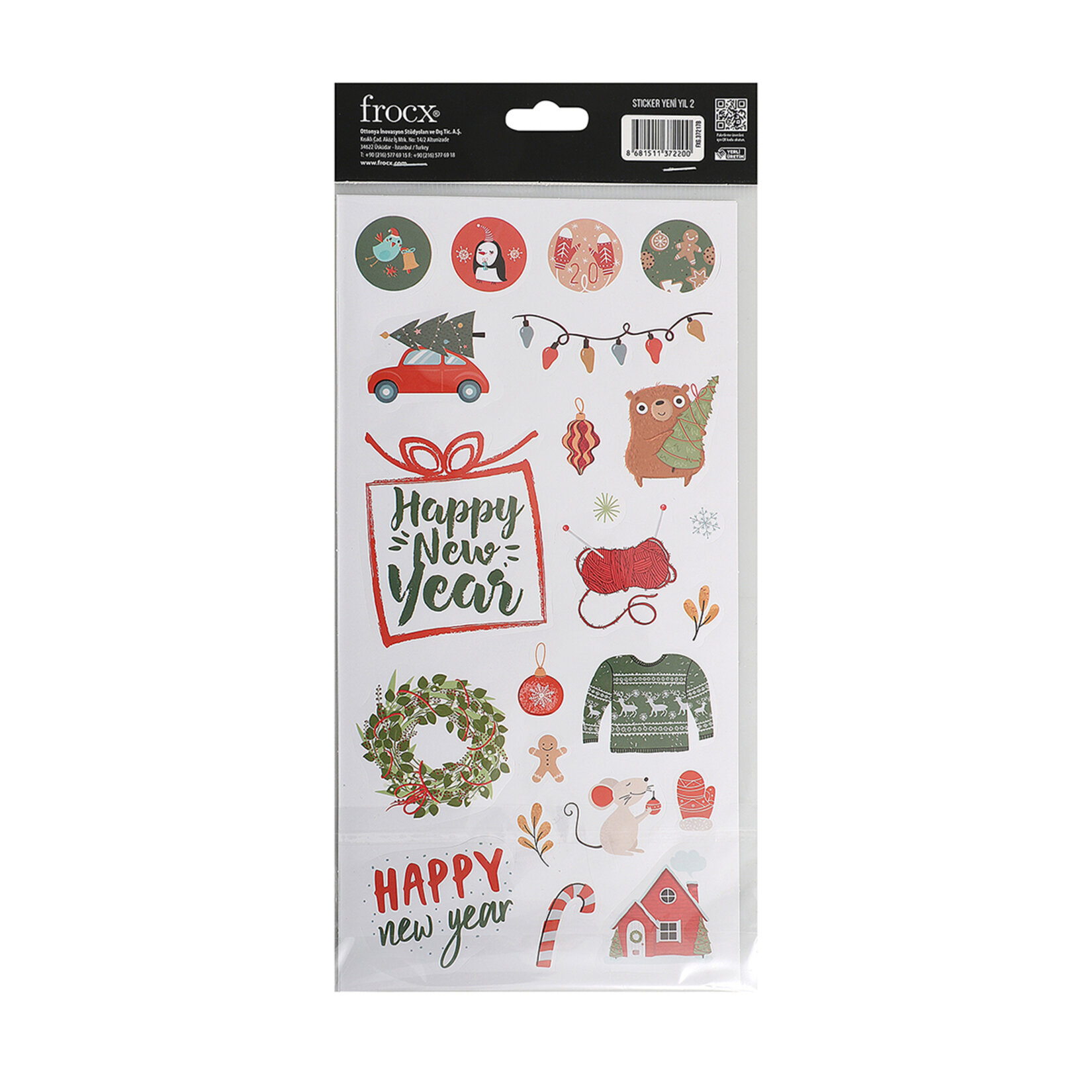 Frocx Yeni Yıl Sticker - Görsel 4