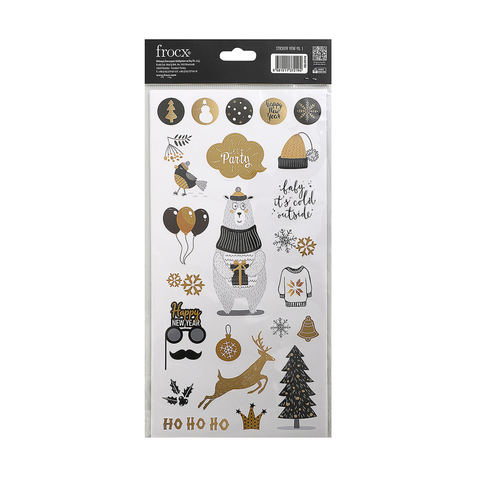 Frocx Yeni Yıl Sticker - Görsel 2
