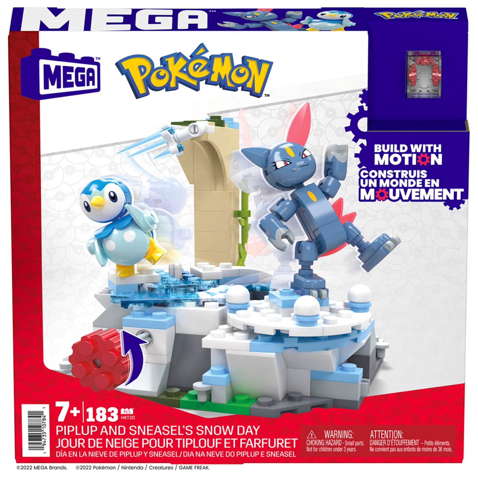 Mega Pokemon Piplup ve Sneasel Kış Macerası Seti