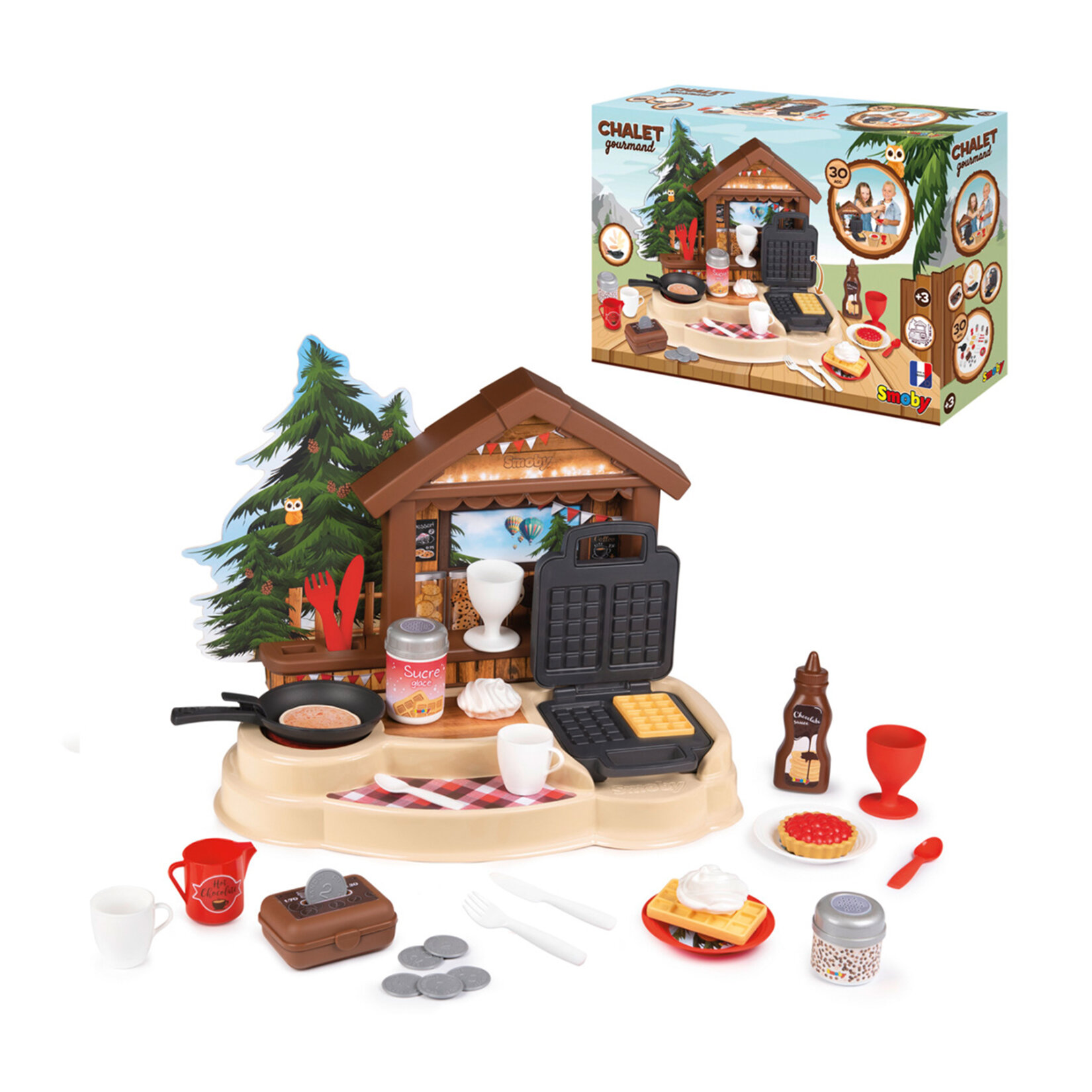 Smoby Gurme Chalet Waffle Set Oyuncağı