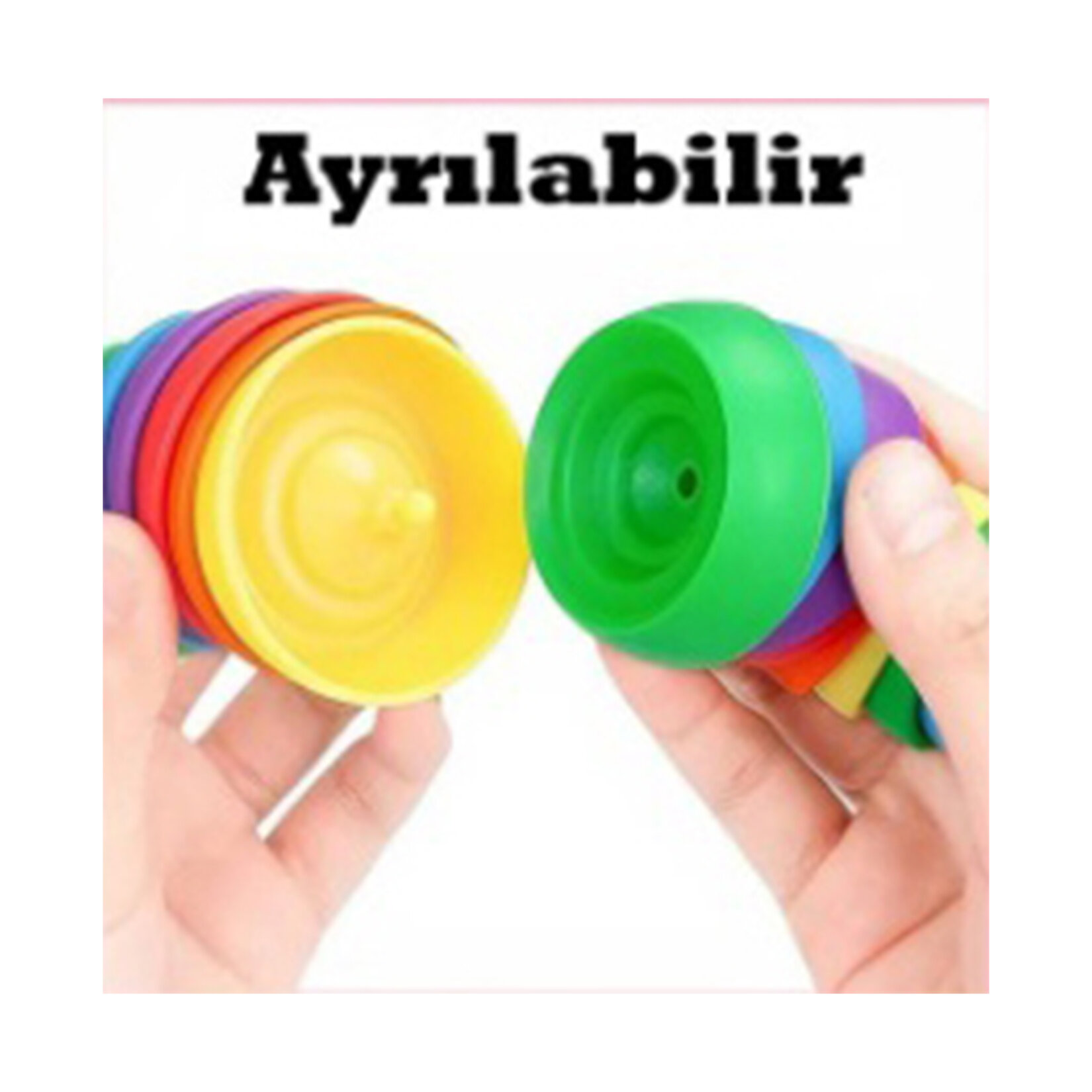 Kayyum Söktak Eğlenceli Renkli Tırtıl - Görsel 3