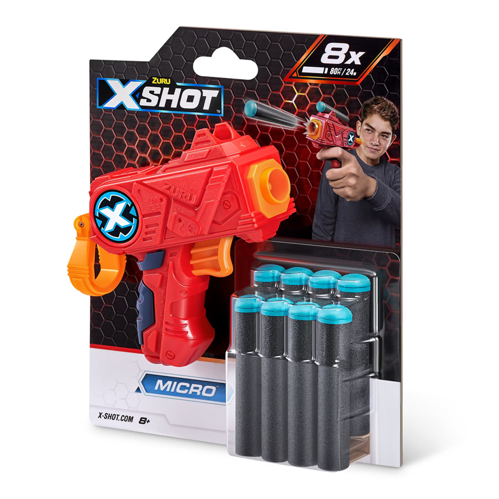 Zuru Xshot Micro 8 Sünger Mermili+24 Atış Mesafesi - Migros