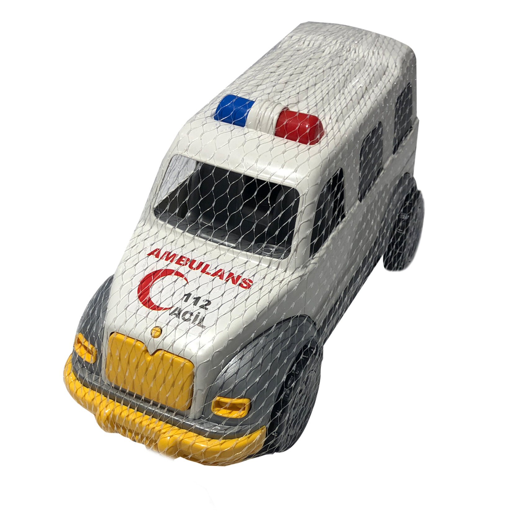 Uçar Oyuncak Tombul Ambulance 30Cm