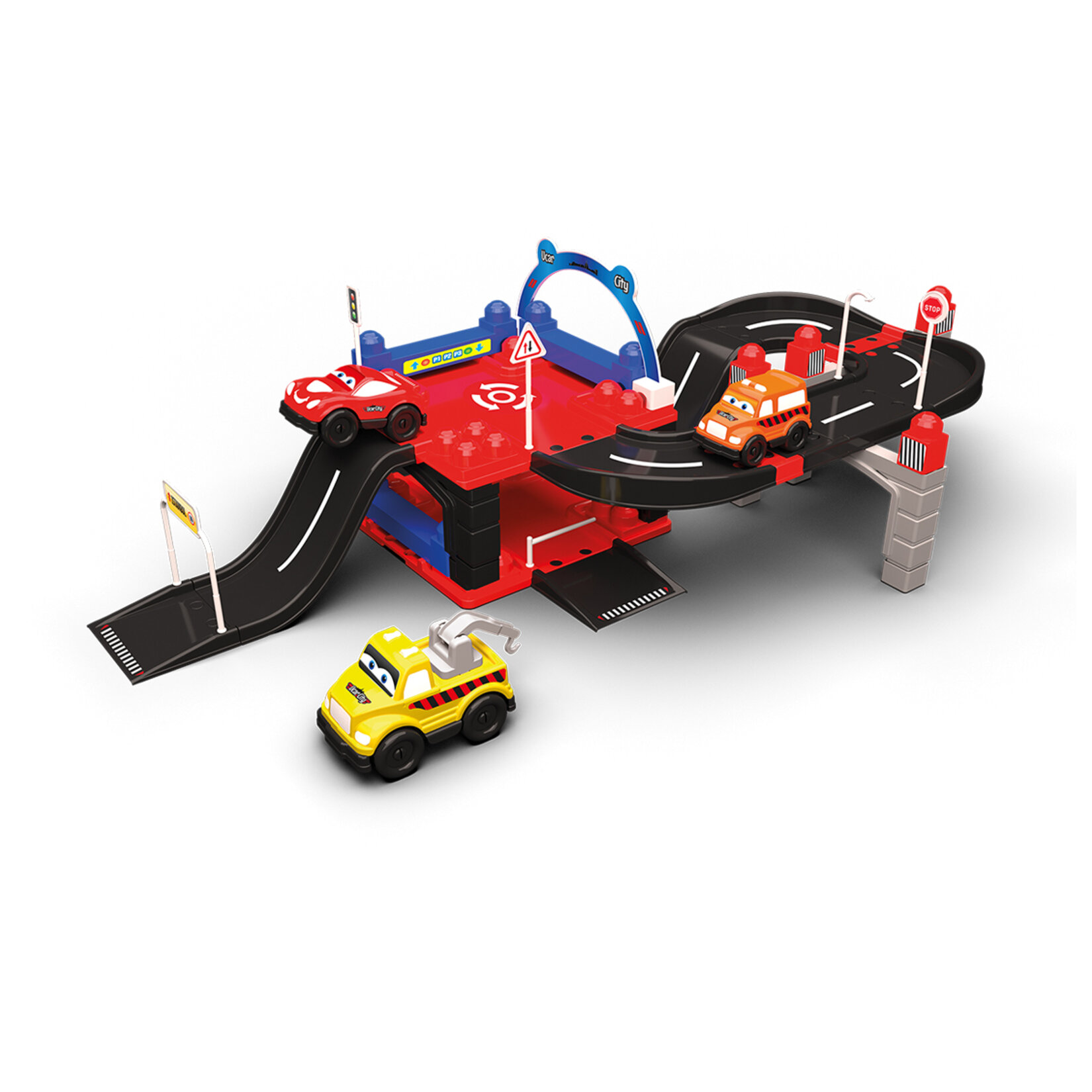 Uçar City 2 Katlı Garaj Seti 52 Parça - Görsel 1