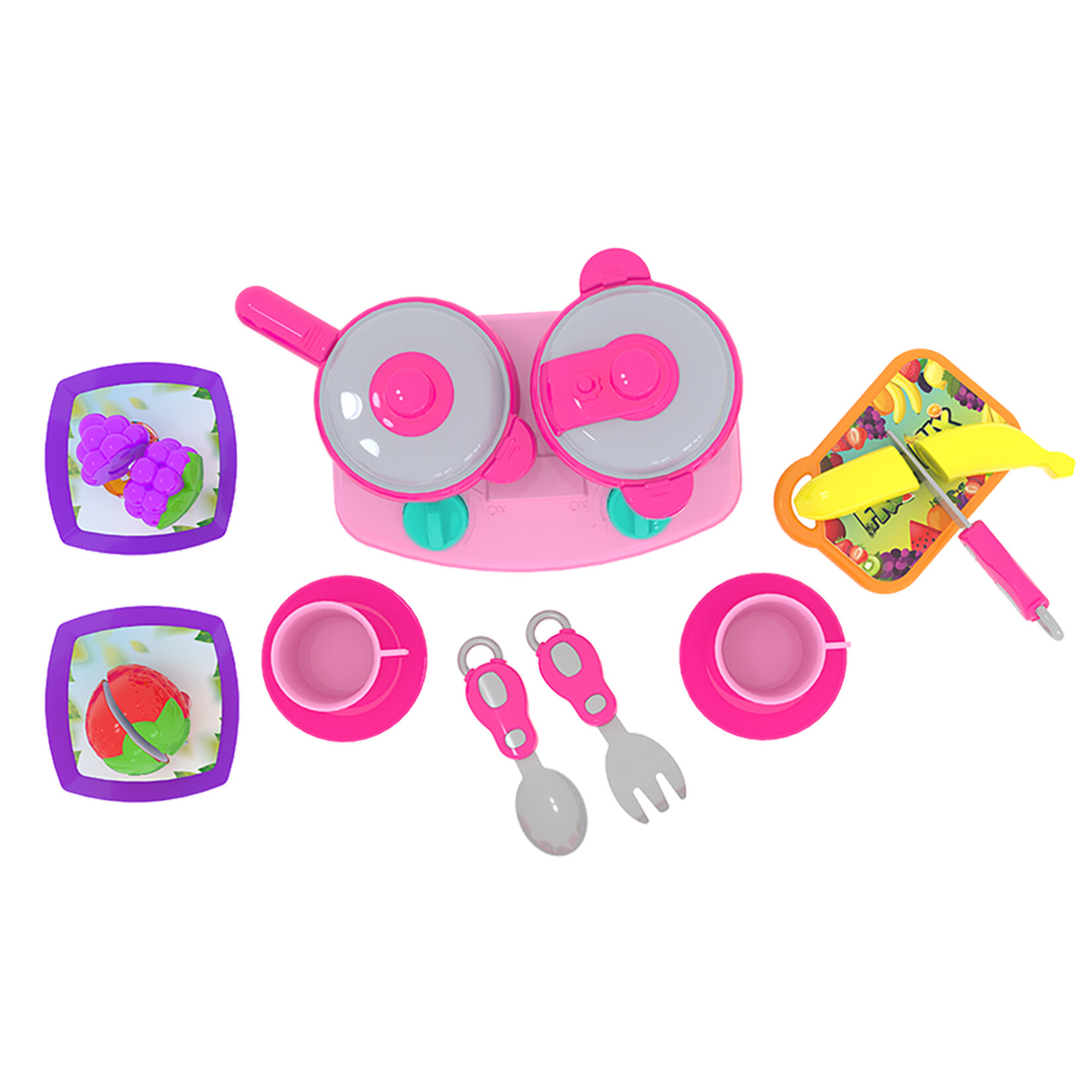 Uçar Oyuncak Tencere Seti (Cooking Food) - Görsel 2