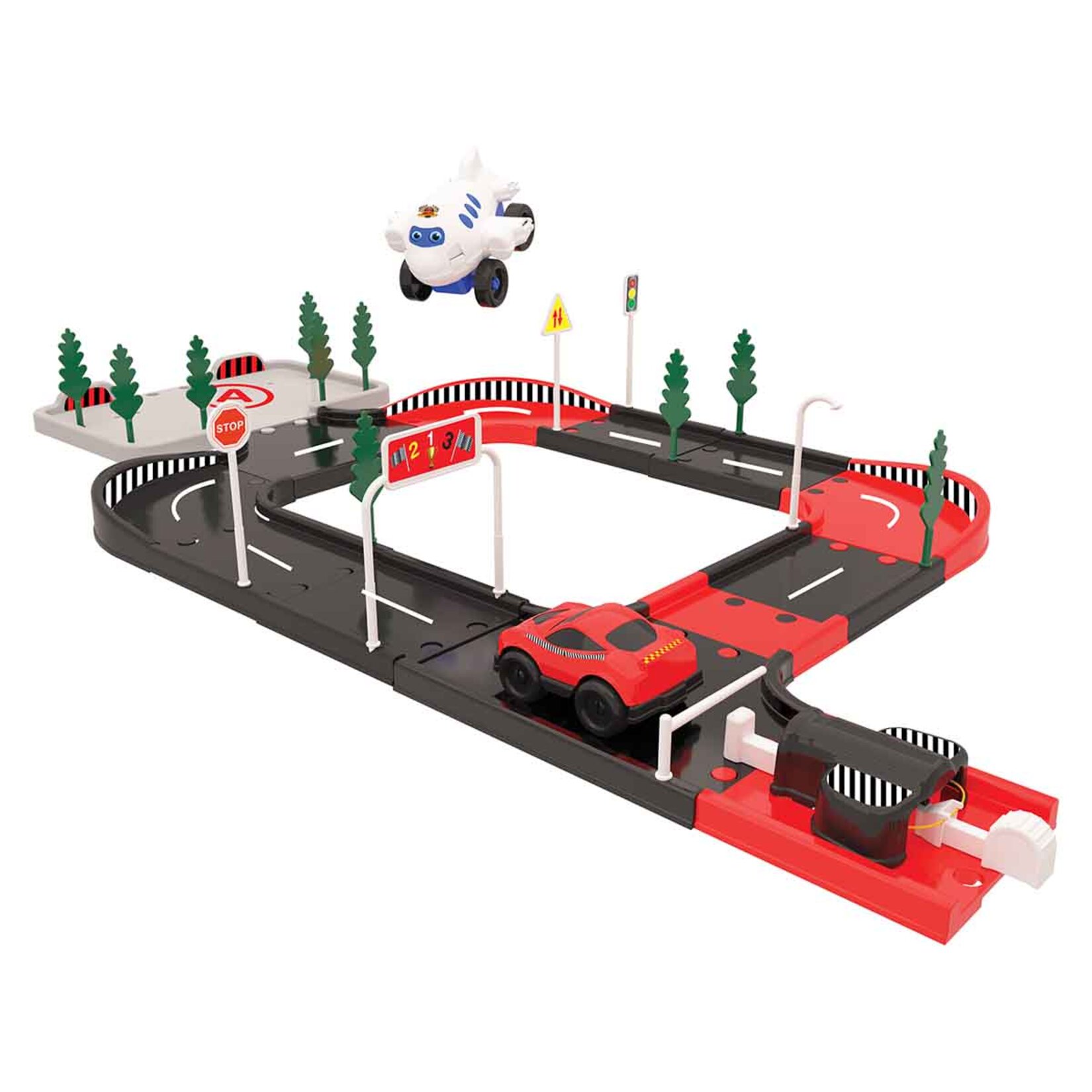 Uçar City Turbo Çek Bırak Arabalı Set 45 Parça - Görsel 2