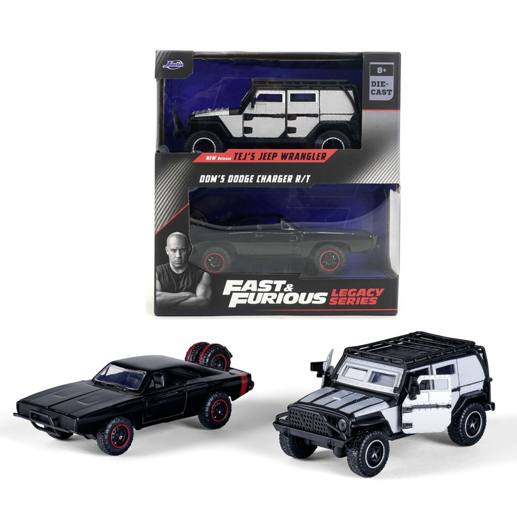 Jada Hızlı & Öfkeli Legacy Jeep Wrangler & Charger