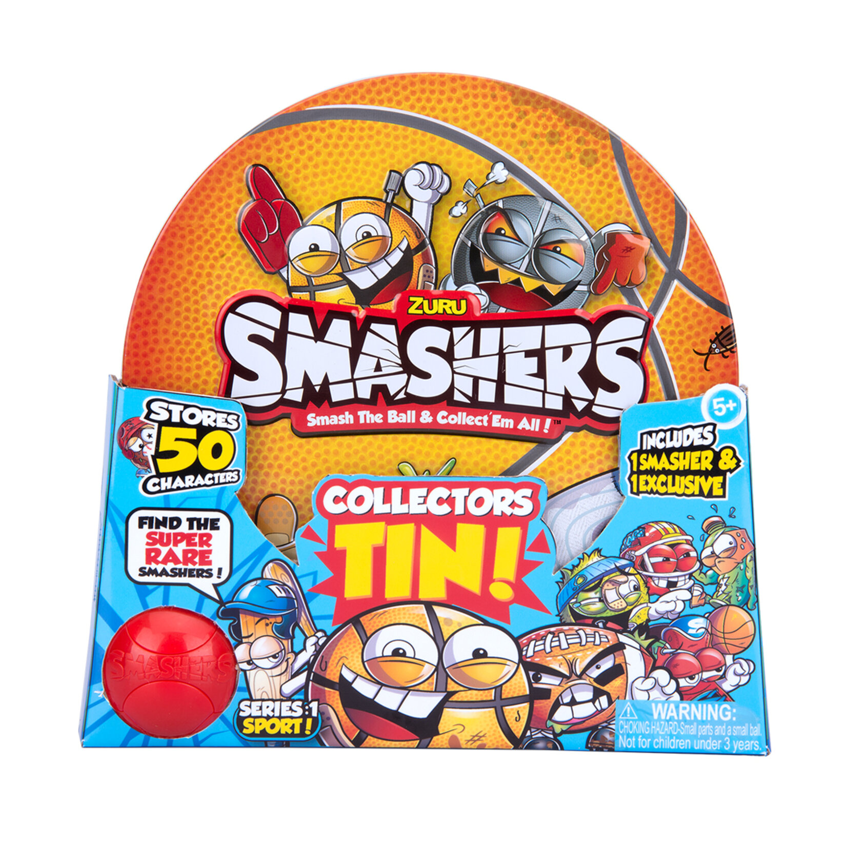 Zuru Smashers Basketbol Metal Kutu ve Figür