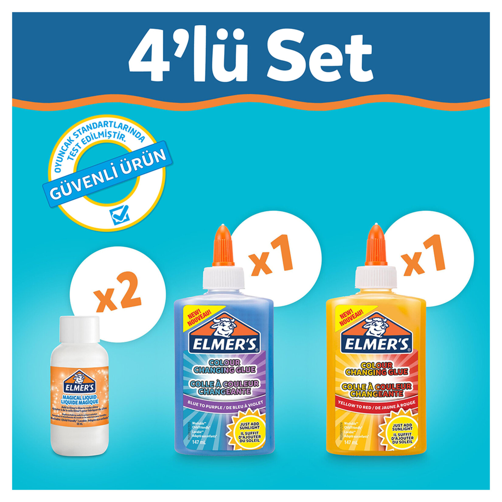 ELMER'S Renk Değiştiren Slime Kit - Görsel 4