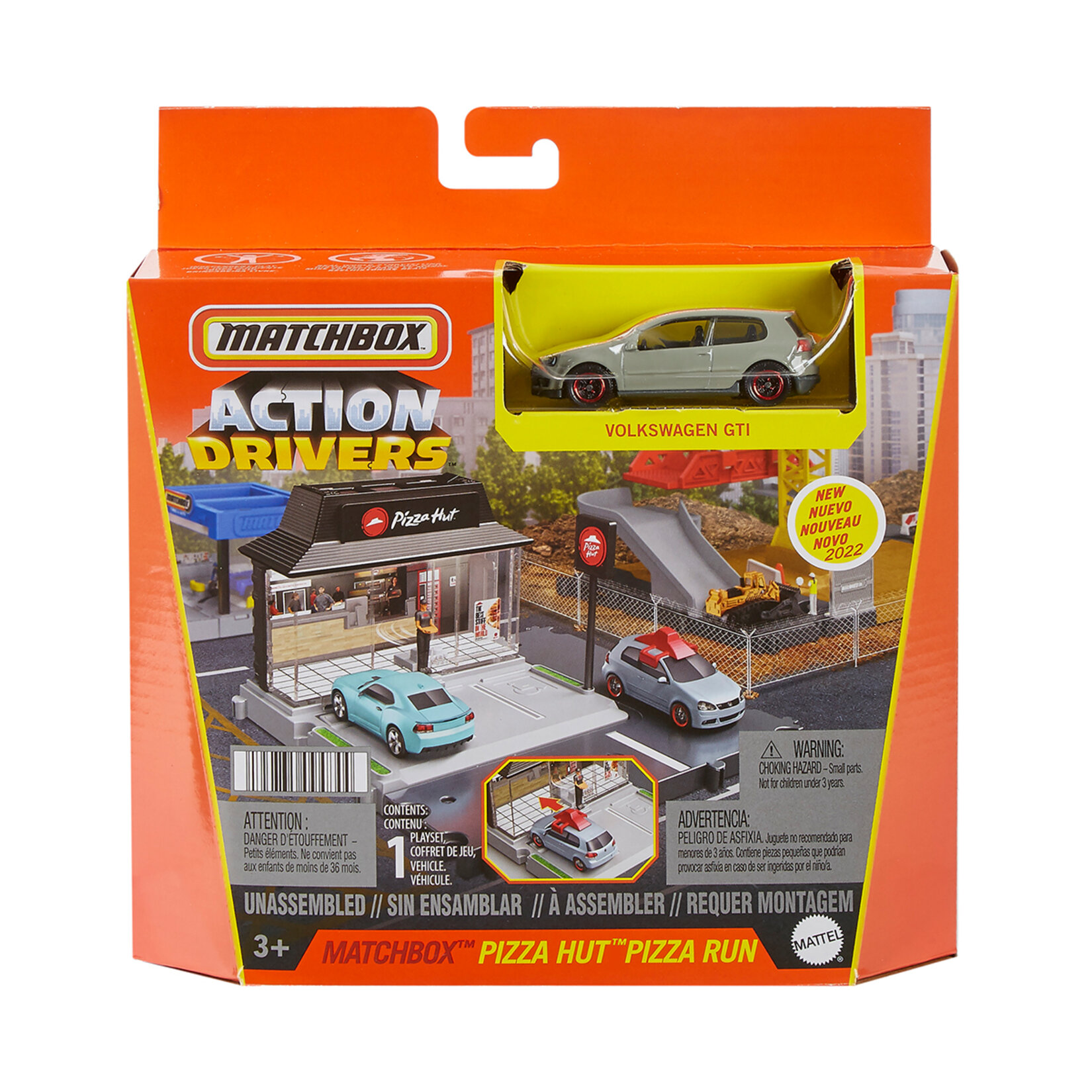 Matchbox Aksiyon Sürücüleri Otobüs Durağı Oyun Set