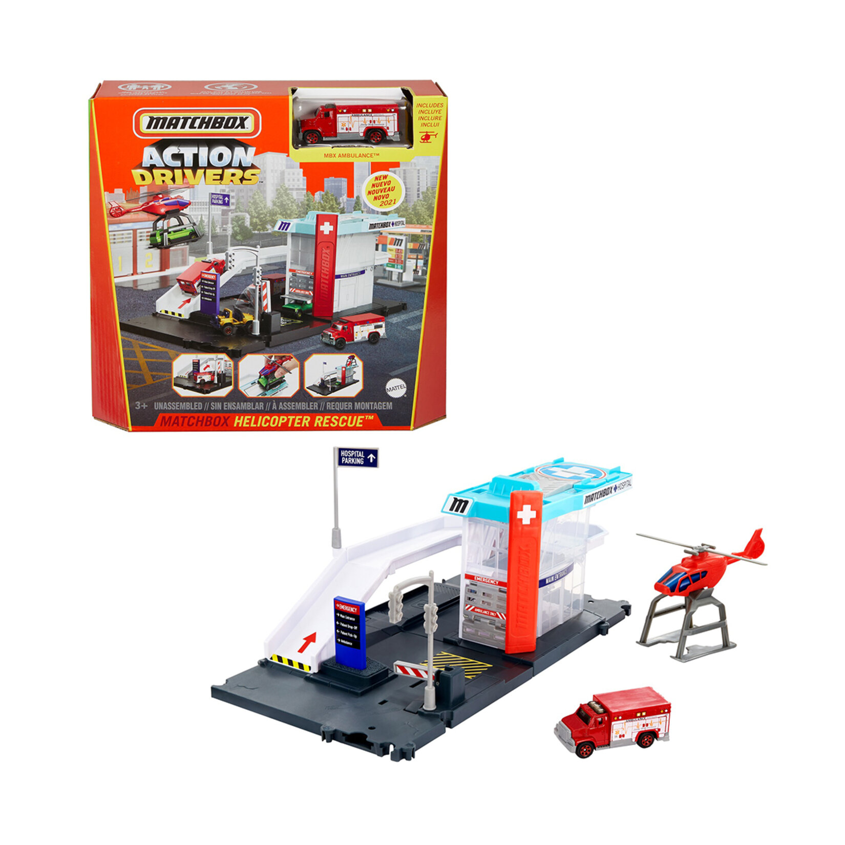 Matchbox Aksiyon Sürücüleri Oyun Seti - Görsel 2