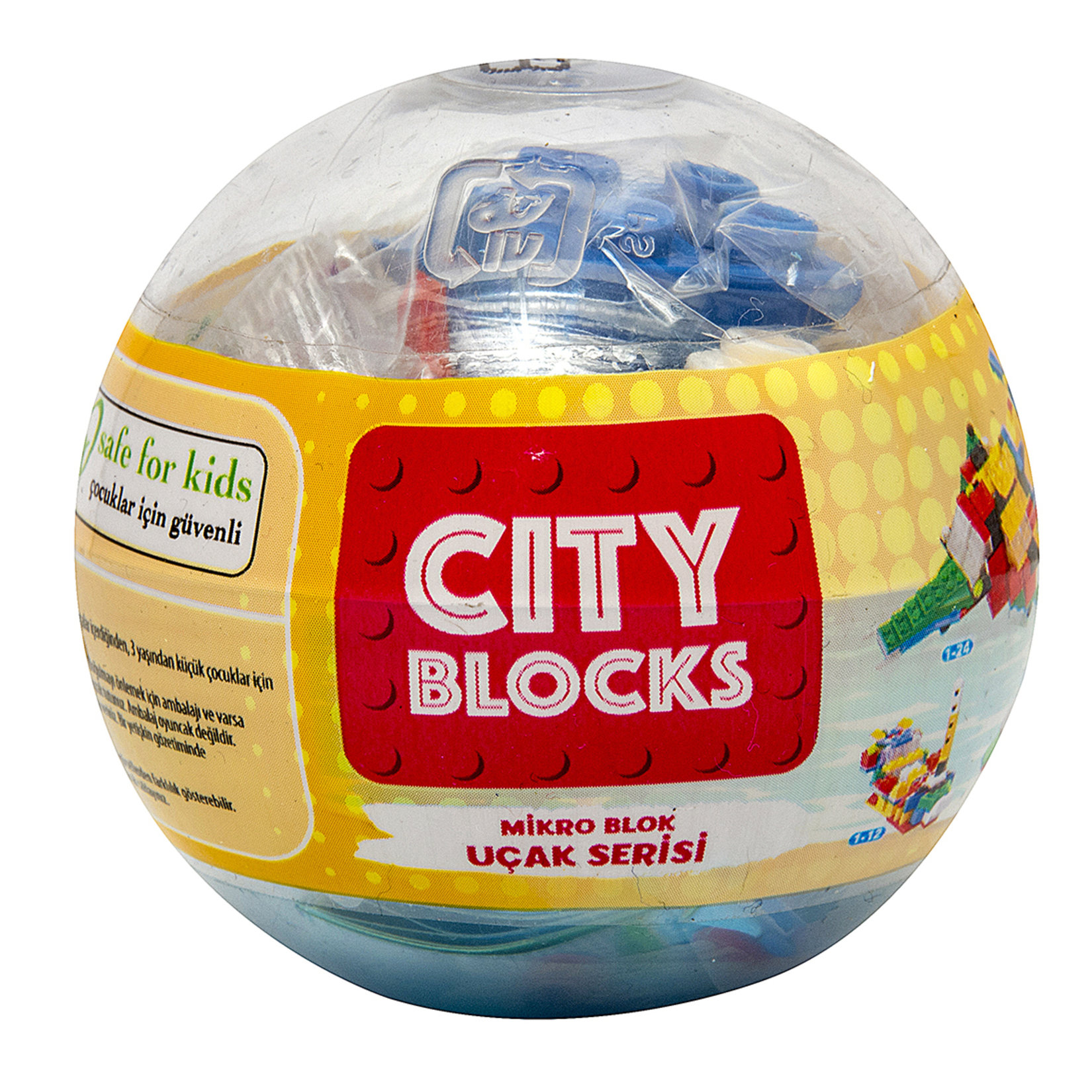 City Blocks Microblok Uçak Serisi