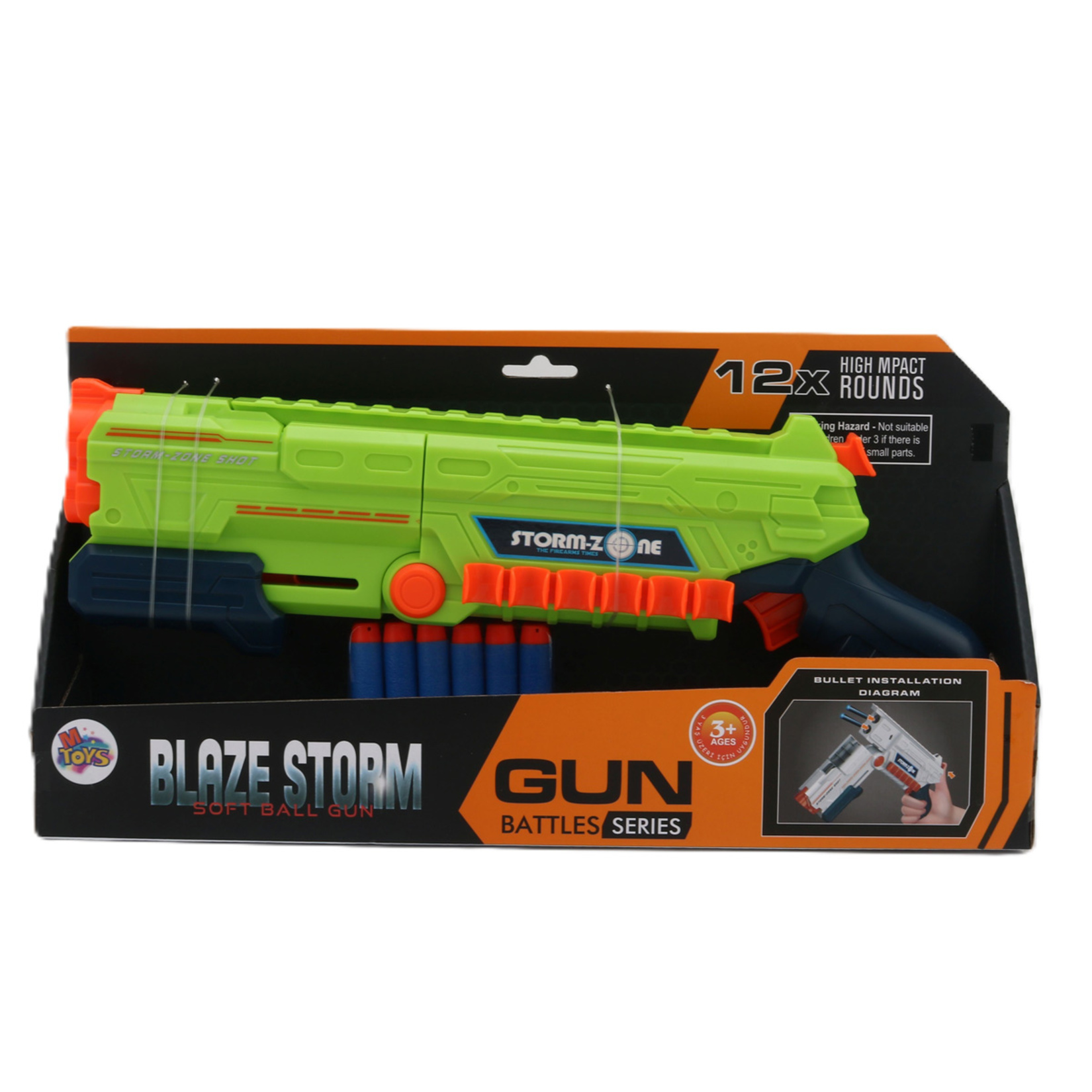 M Toys Oyuncak Yumuşak Mermili Tabanca 2929-11746