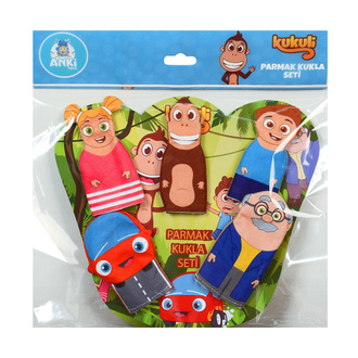 Anki Toys Kukuli Parmak Kukla Seti 5'li
