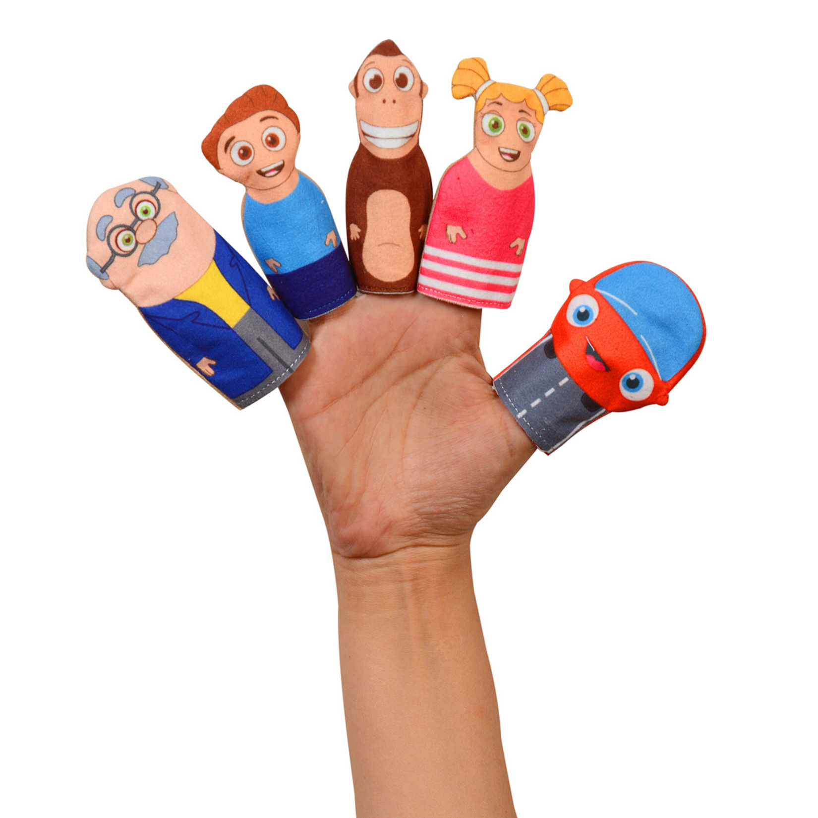 Anki Toys Kukuli Parmak Kukla Seti 5'li - Görsel 2