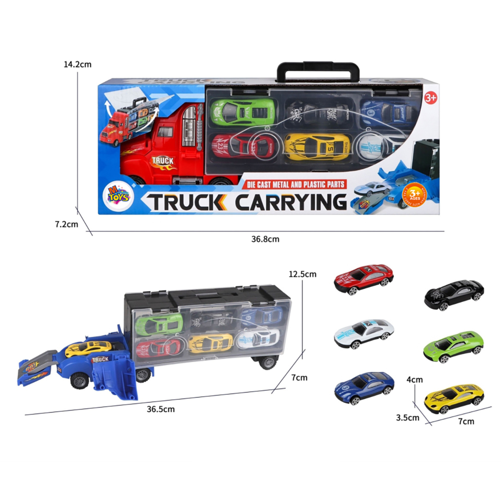 M Toys Oyuncak Araba Seti 2929-11757 - Görsel 2