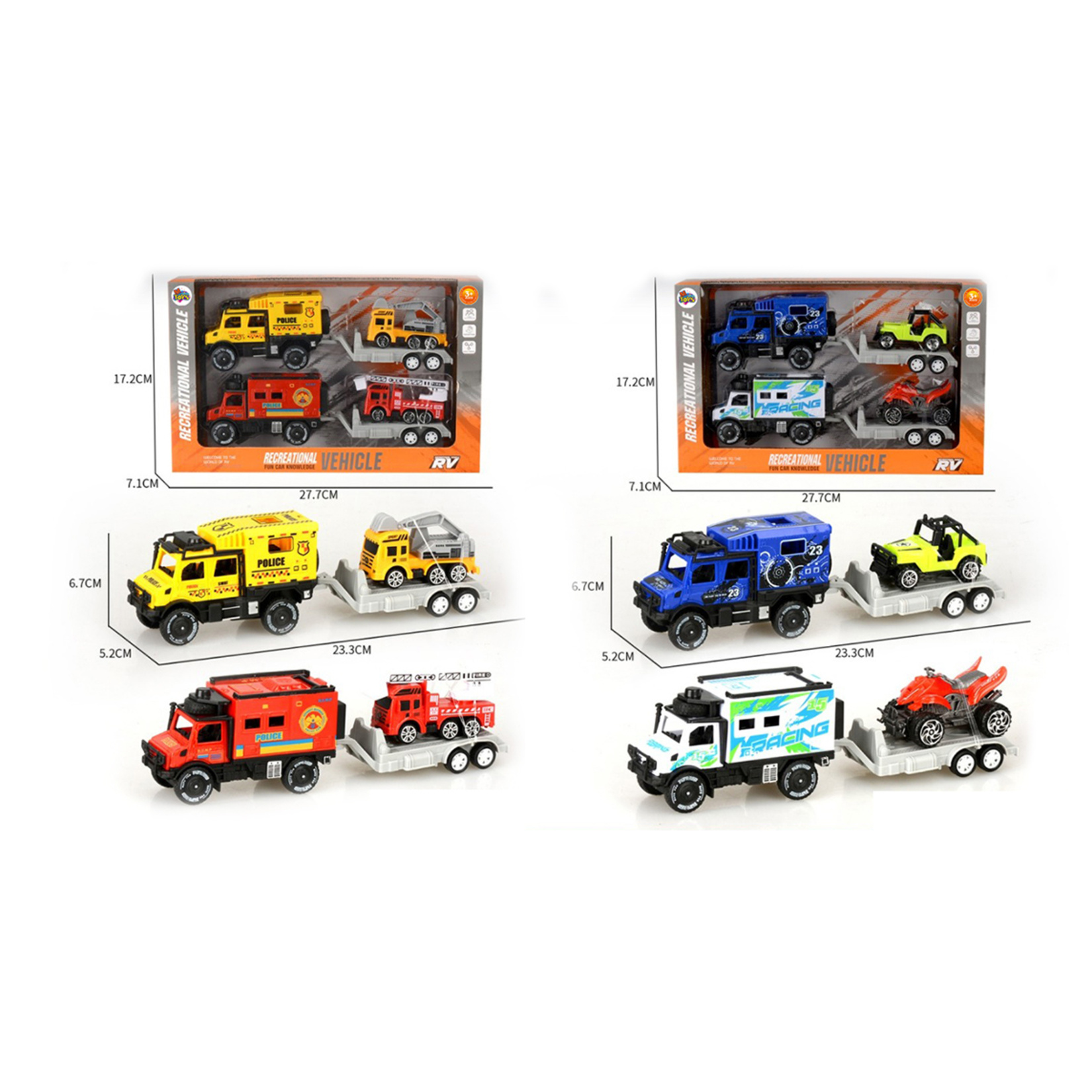 M Toys Oyuncak Kamyon Seti 2929-11785 - Görsel 3