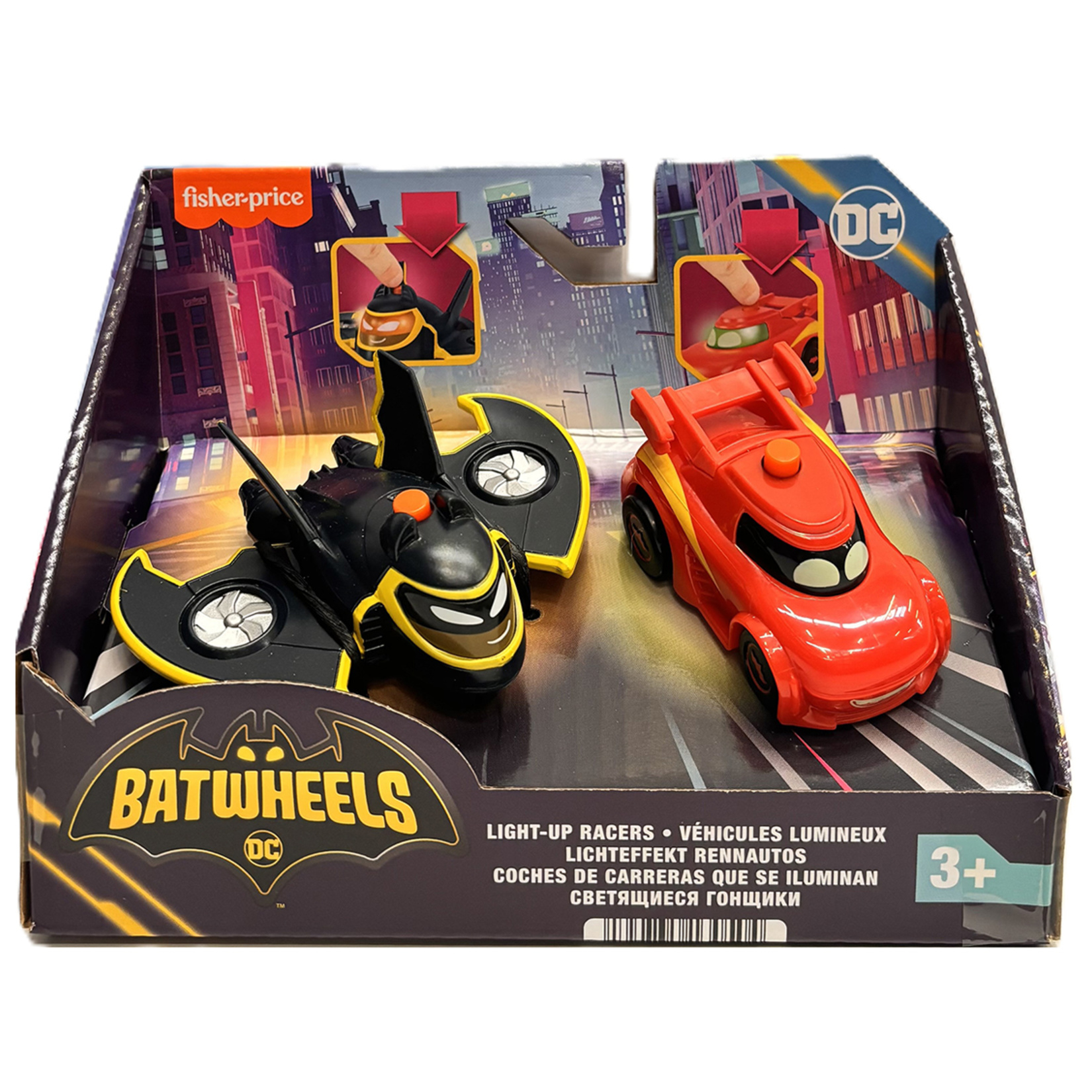 Fisher Price Batwheels Işıklı Yarışçılar - Görsel 1
