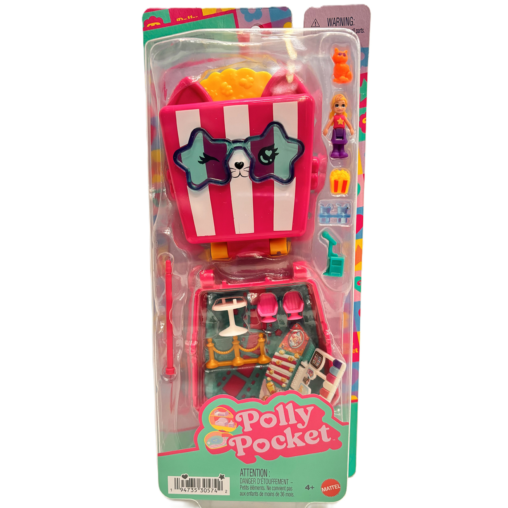Polly Pocket Kedicik Sineması Mini Oyun Seti - Görsel 1