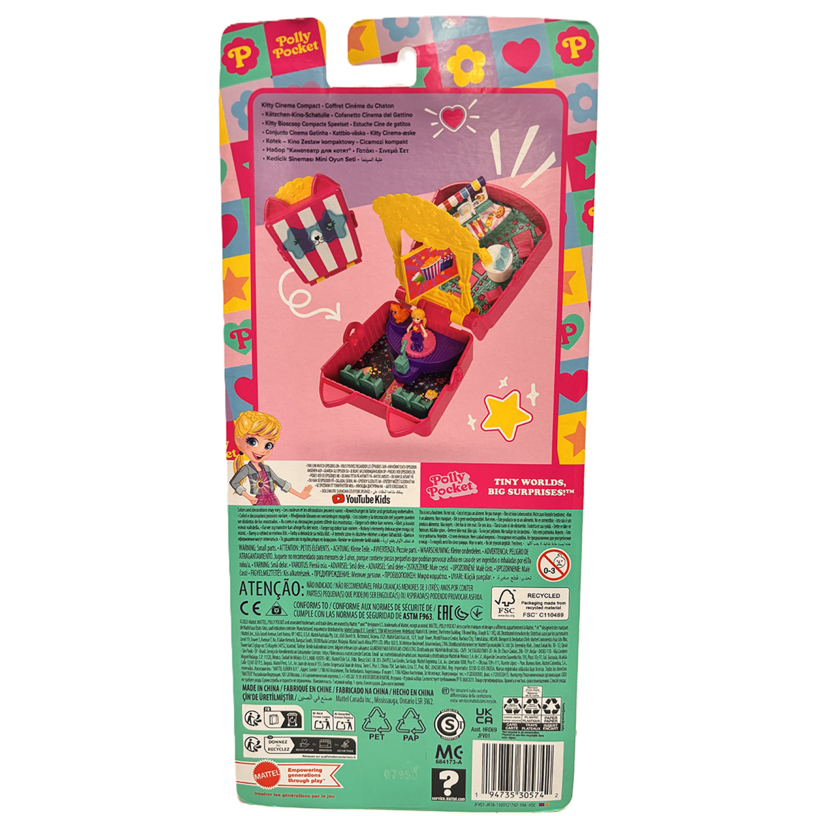 Polly Pocket Kedicik Sineması Mini Oyun Seti - Görsel 2