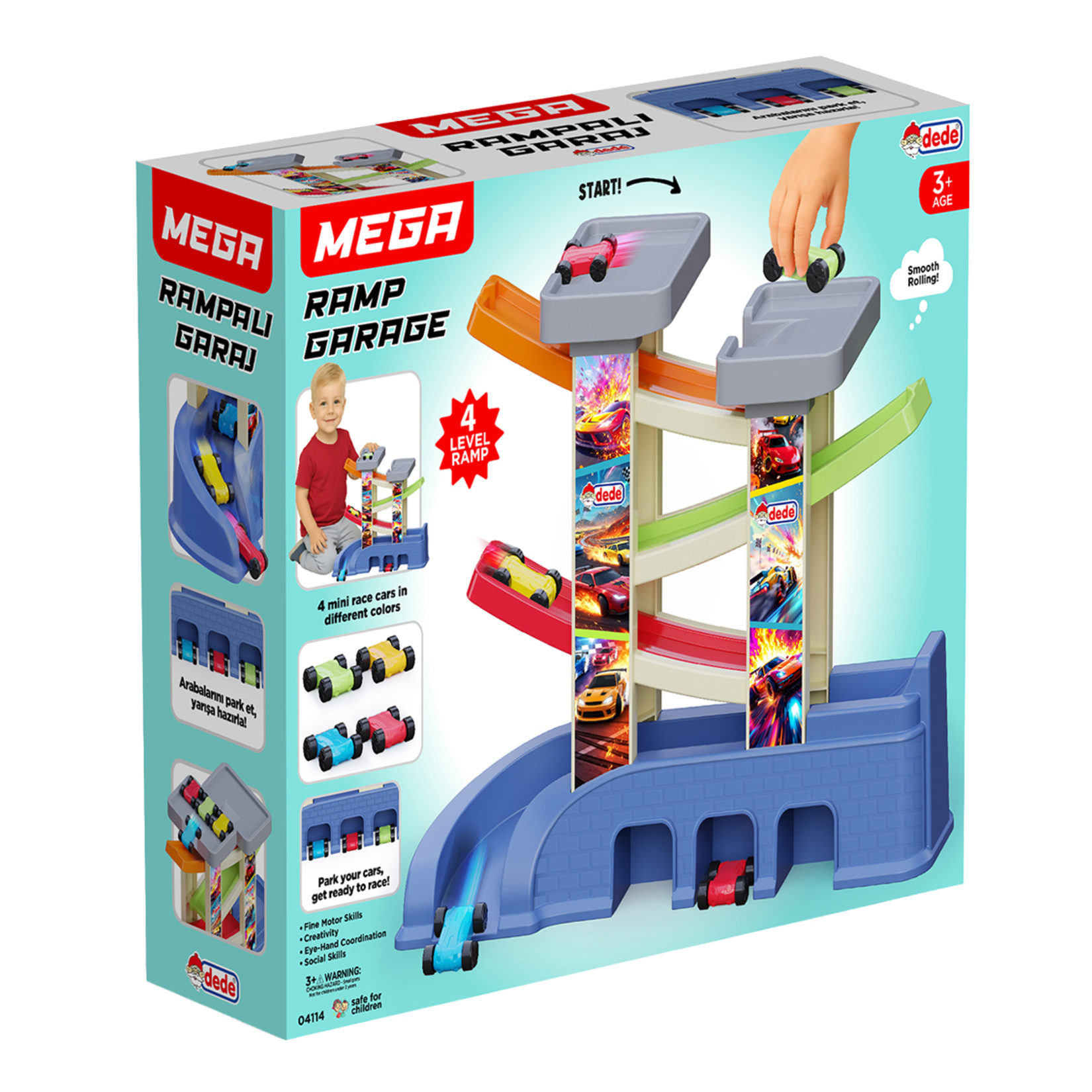 Dede Mega 4 Katlı Rampalı Garaj - Görsel 1