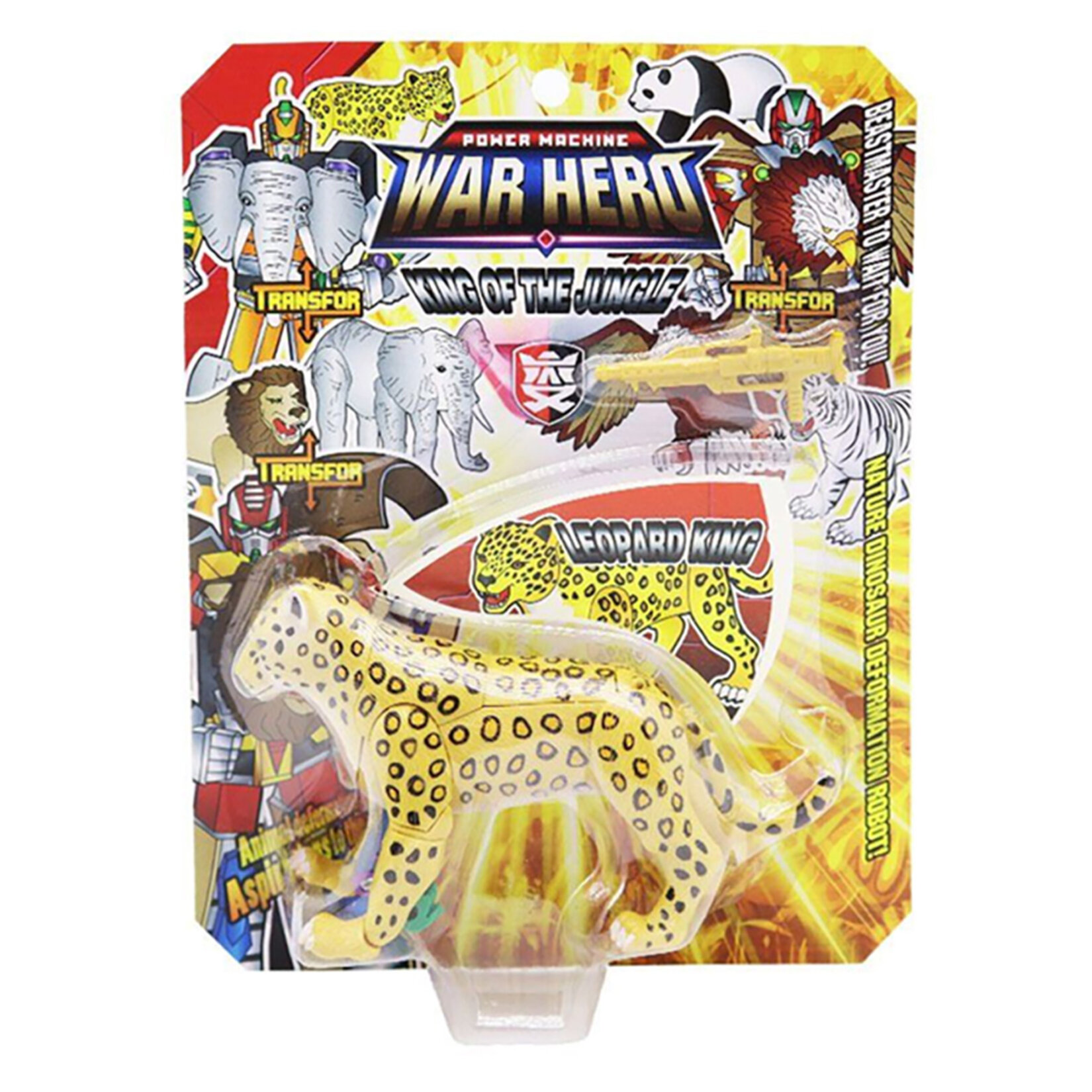 Mega Oyuncak Transformer Set Kral Leopar