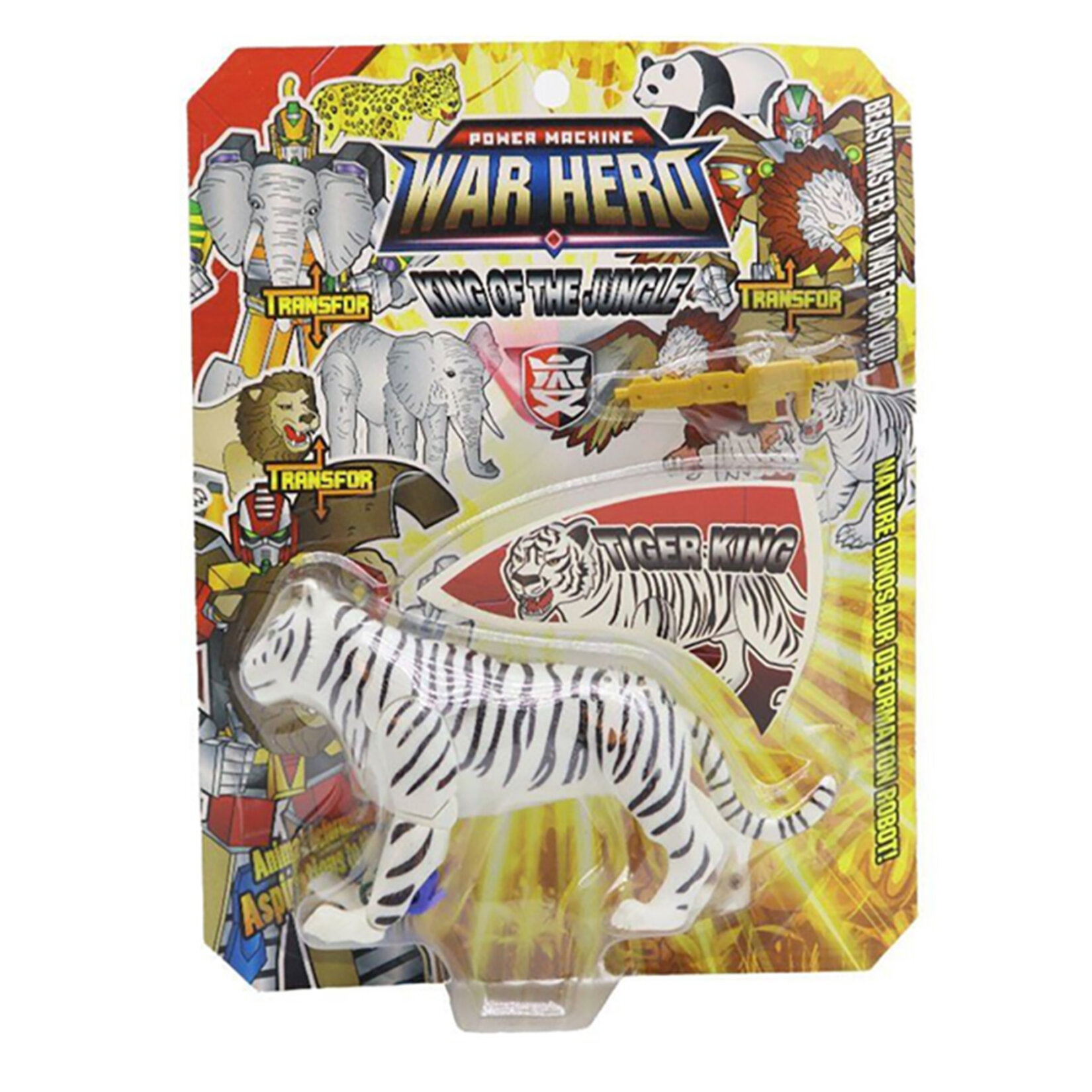 Mega Oyuncak Transformer Set Kral Kaplan - Görsel 1