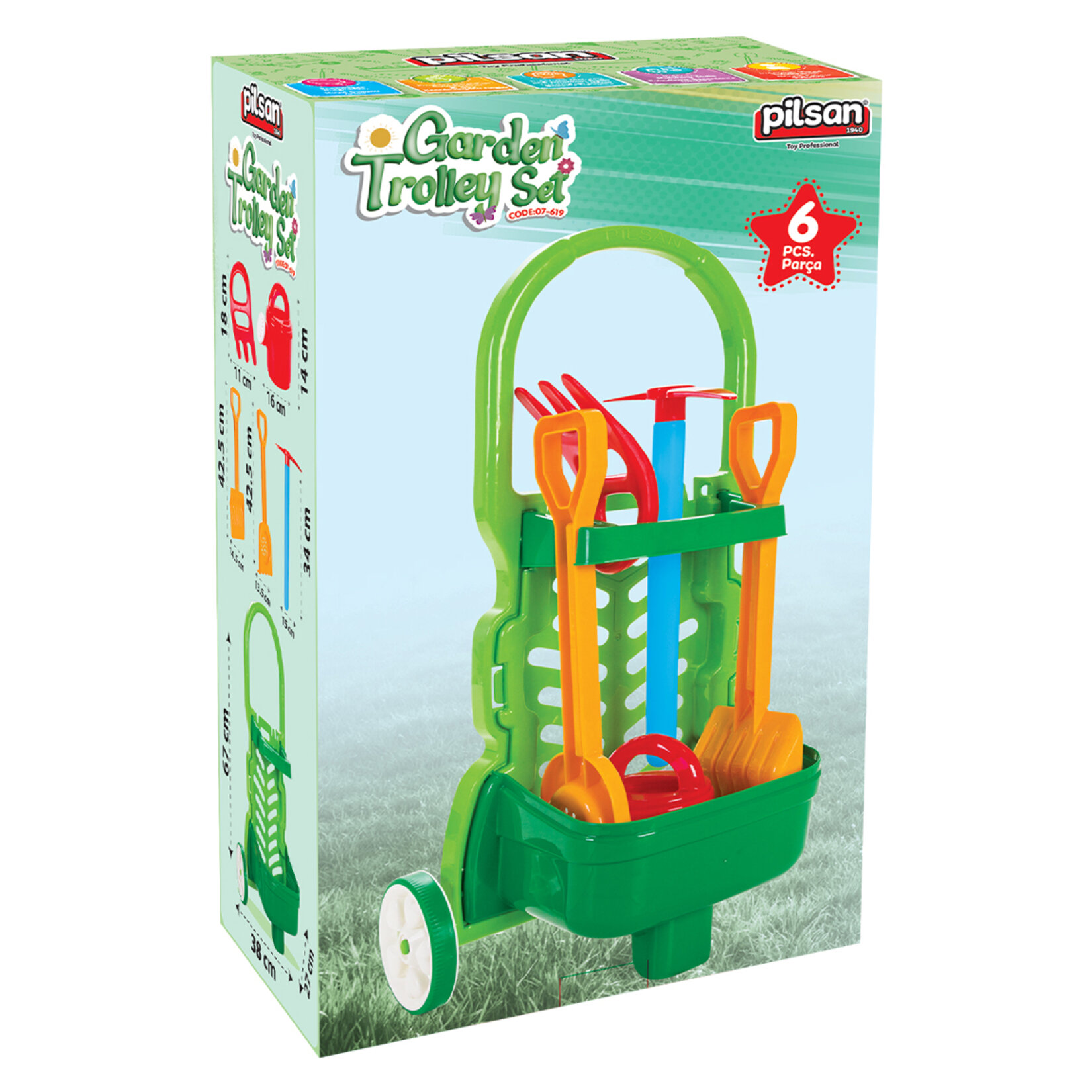 Pilsan Arabalı Bahçe Seti