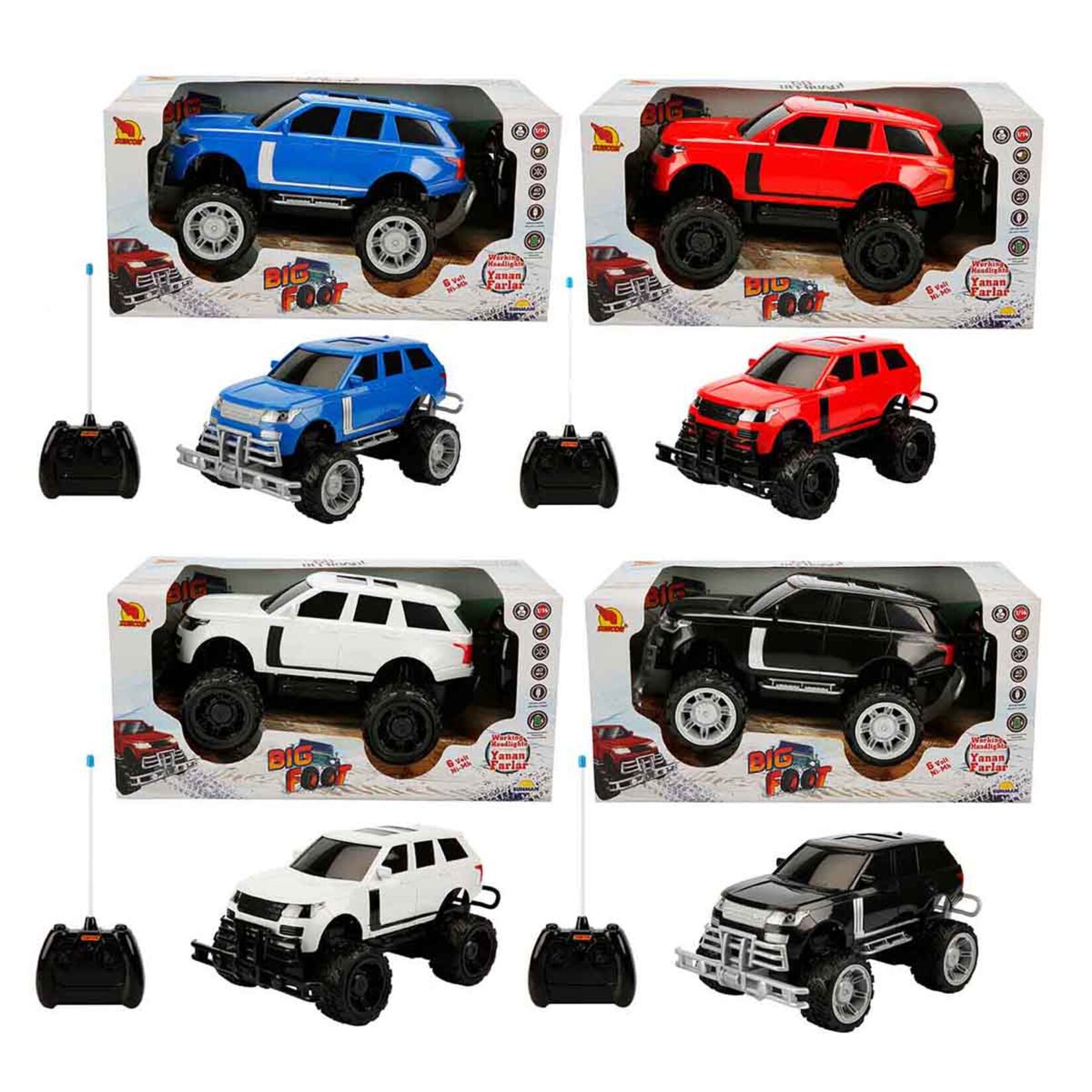 Sunman F/ F Araba Big Foot Jeep Usb 40Mhz 6V ışıklı
