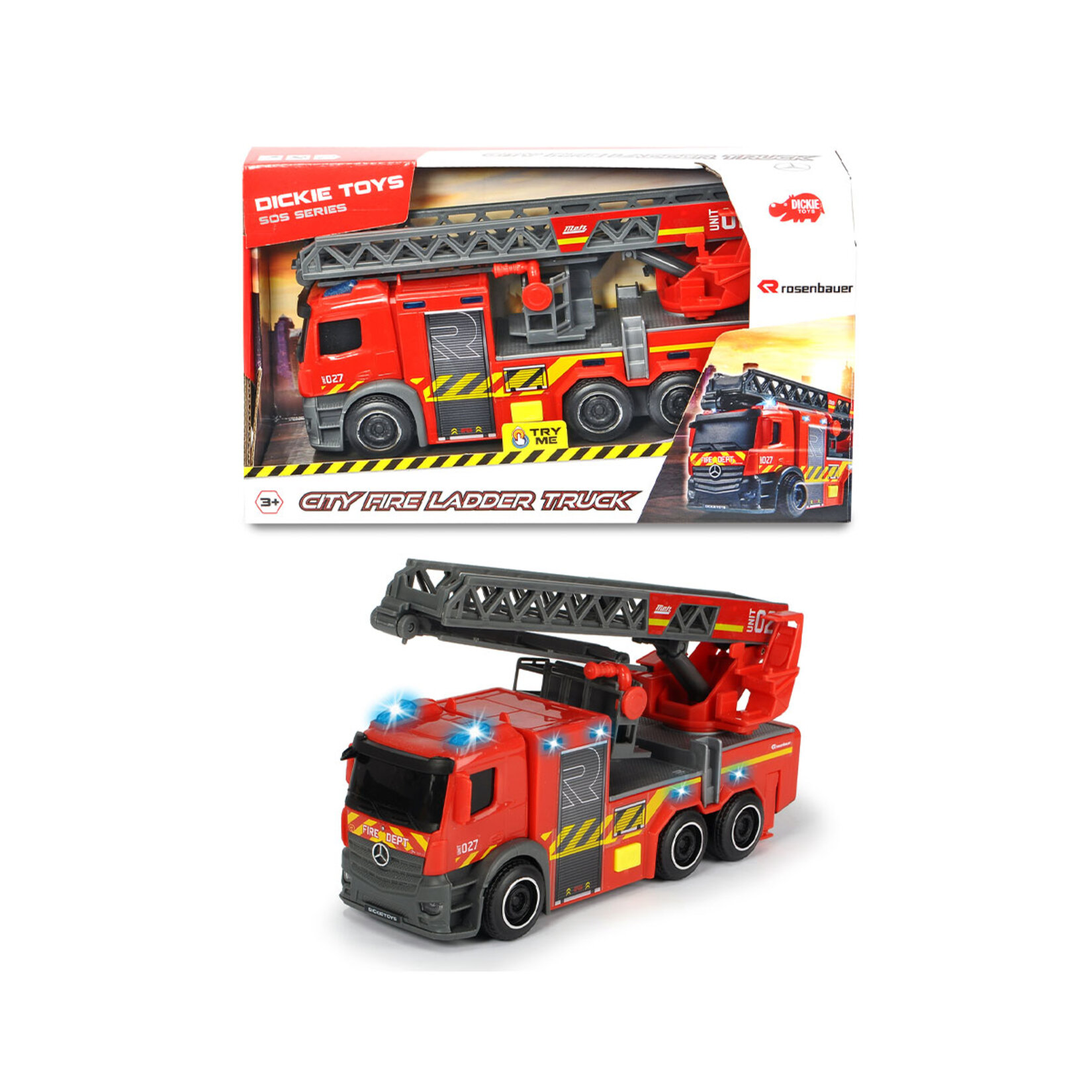 Dickie Toys City Fire Ladder Truck
